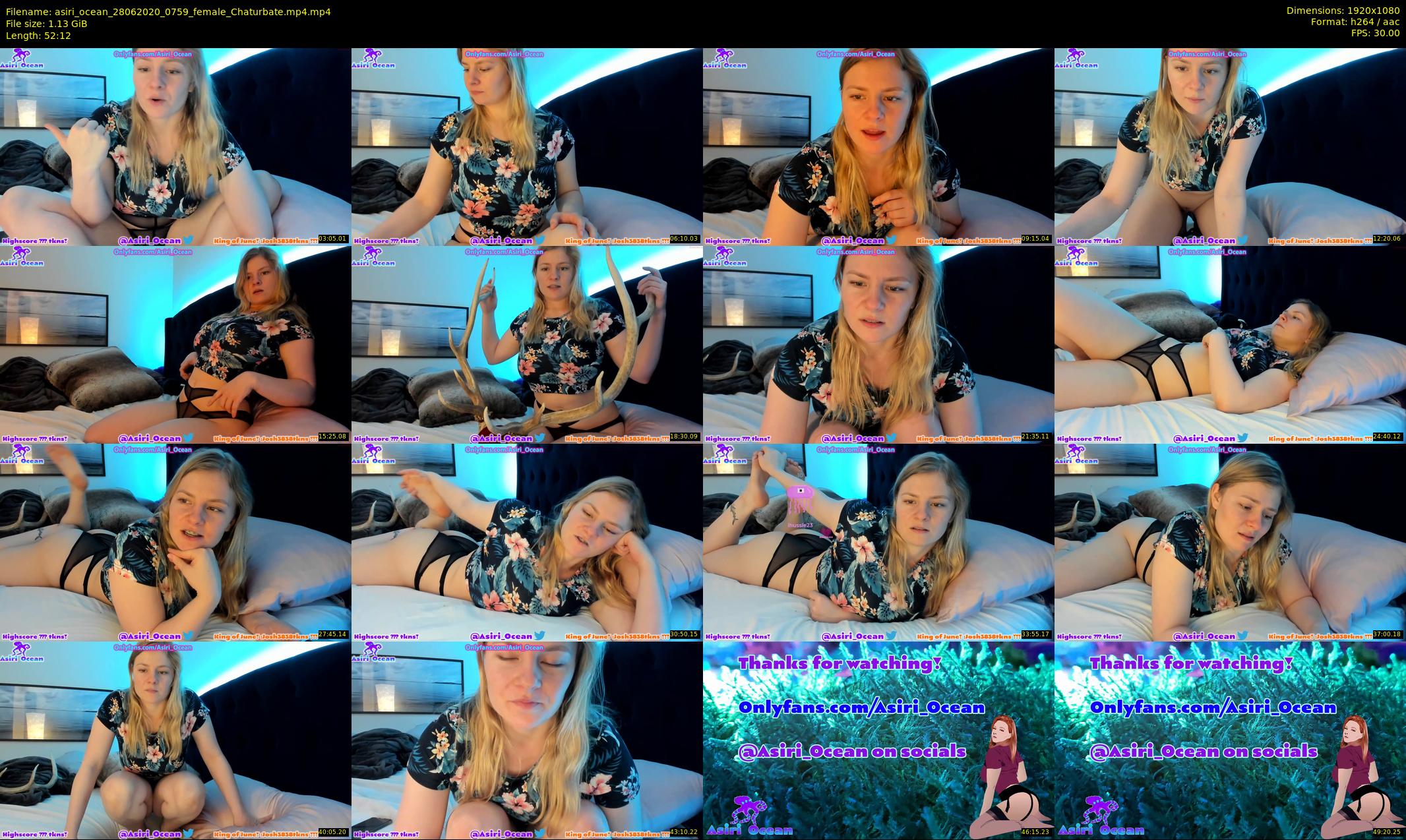 asiri_ocean — 53 minute Chaturbate female cam show recording, 1080p, Jun 28, 2020