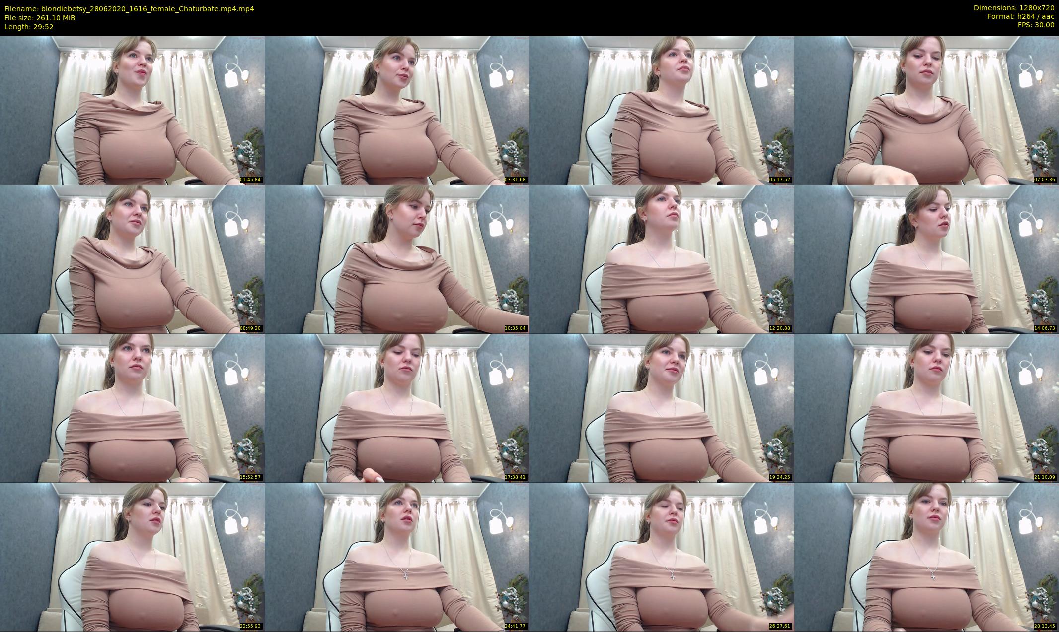 blondiebetsy — 30 minute Chaturbate female cam show recording, 720p, Jun 28, 2020