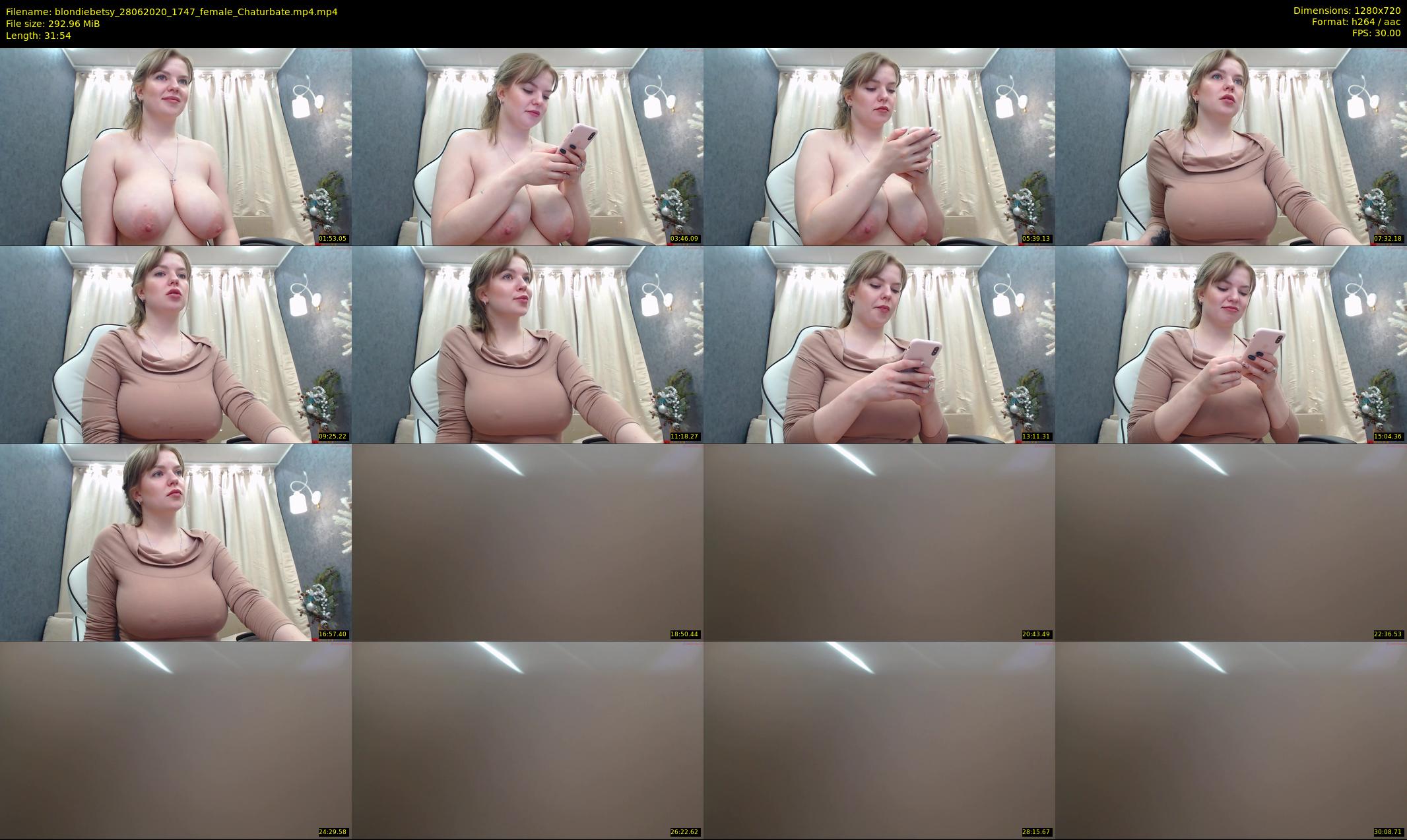 blondiebetsy — 32 minute Chaturbate female cam show recording, 720p, Jun 28, 2020