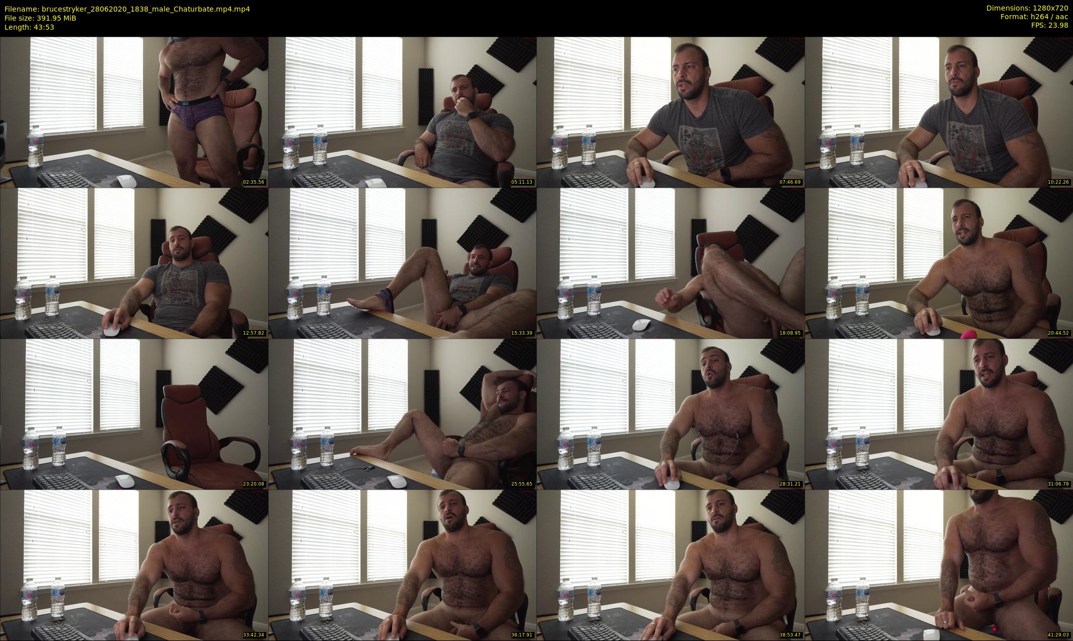 brucestryker — 44 minute Chaturbate male cam show recording, 720p, Jun 28, 2020