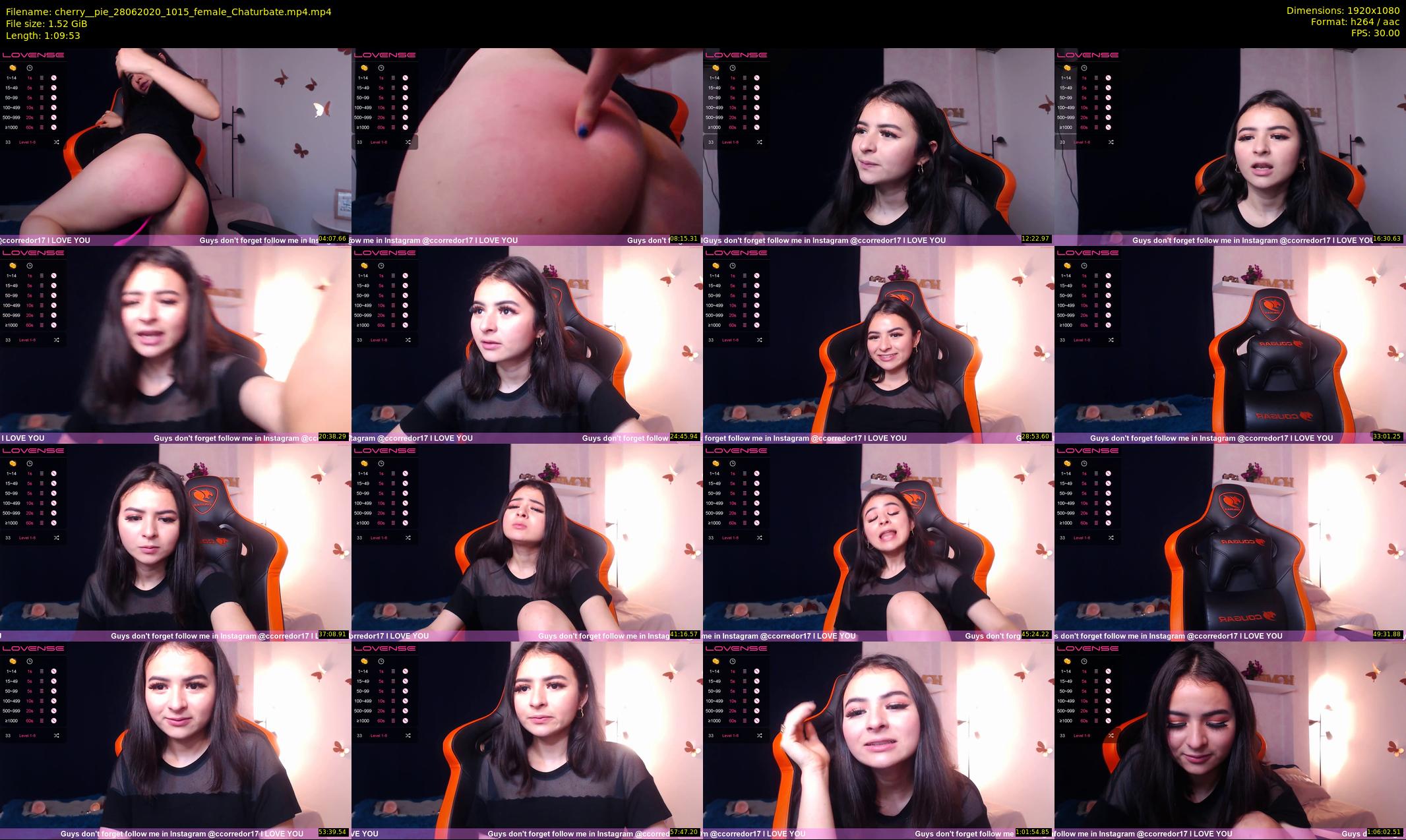 cherry__pie — 70 minute Chaturbate female cam show recording, 1080p, Jun 28, 2020