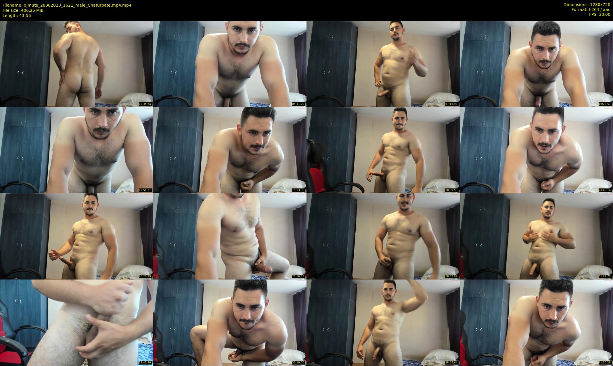 djmute — 44 minute Chaturbate male cam show recording, 720p, Jun 28, 2020