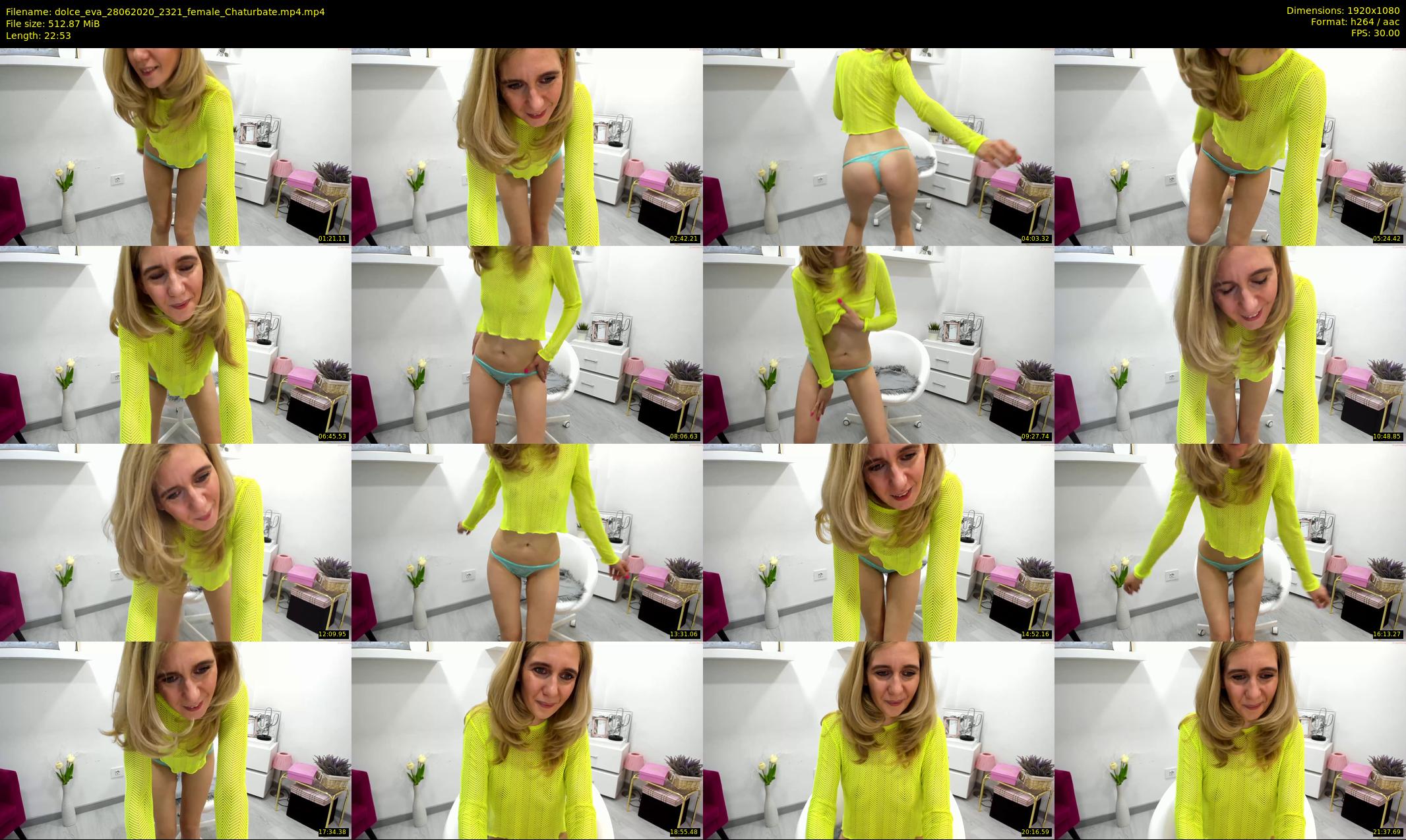 dolce_eva — 23 minute Chaturbate female cam show recording, 1080p, Jun 28, 2020