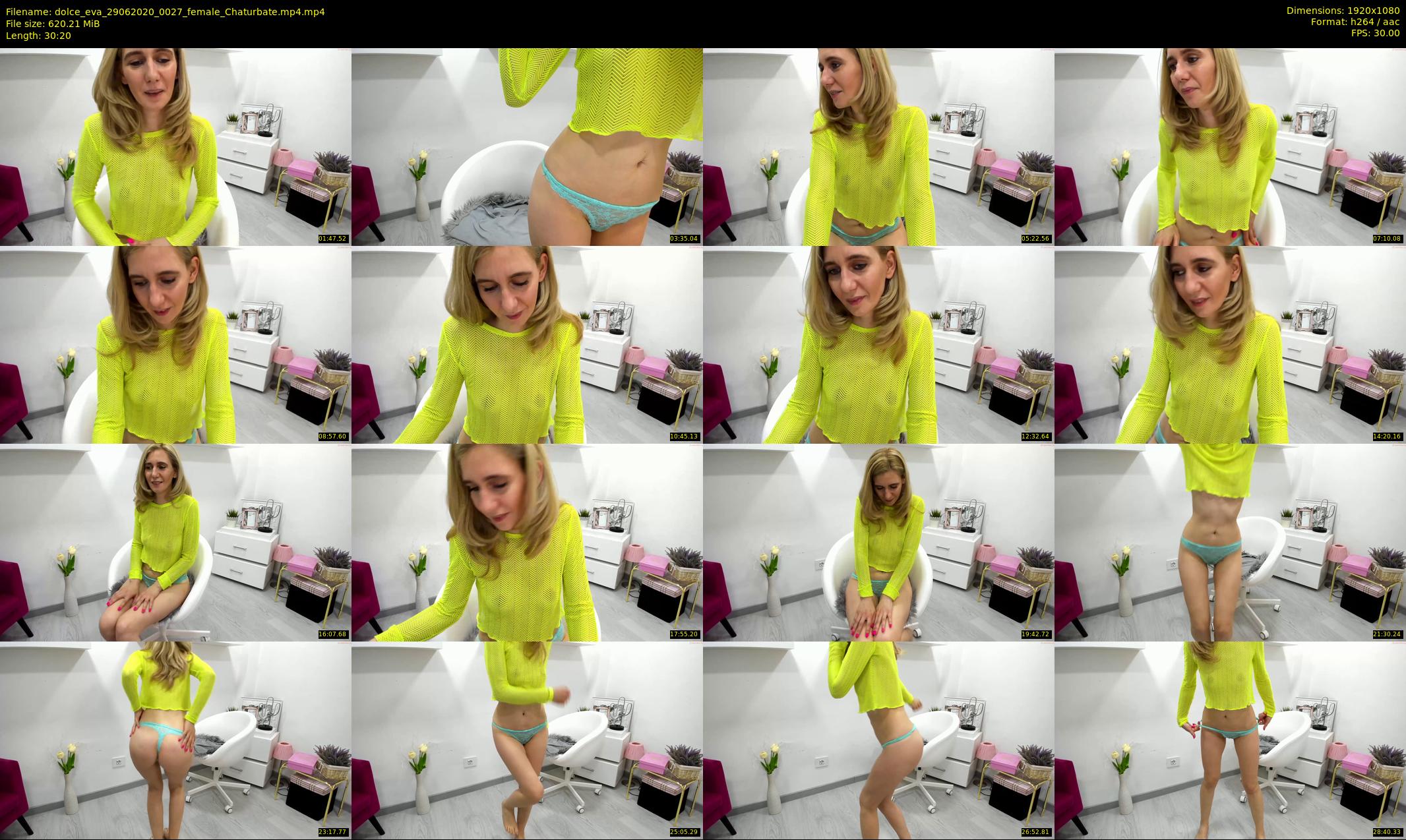 dolce_eva — 31 minute Chaturbate female cam show recording, 1080p, Jun 29, 2020