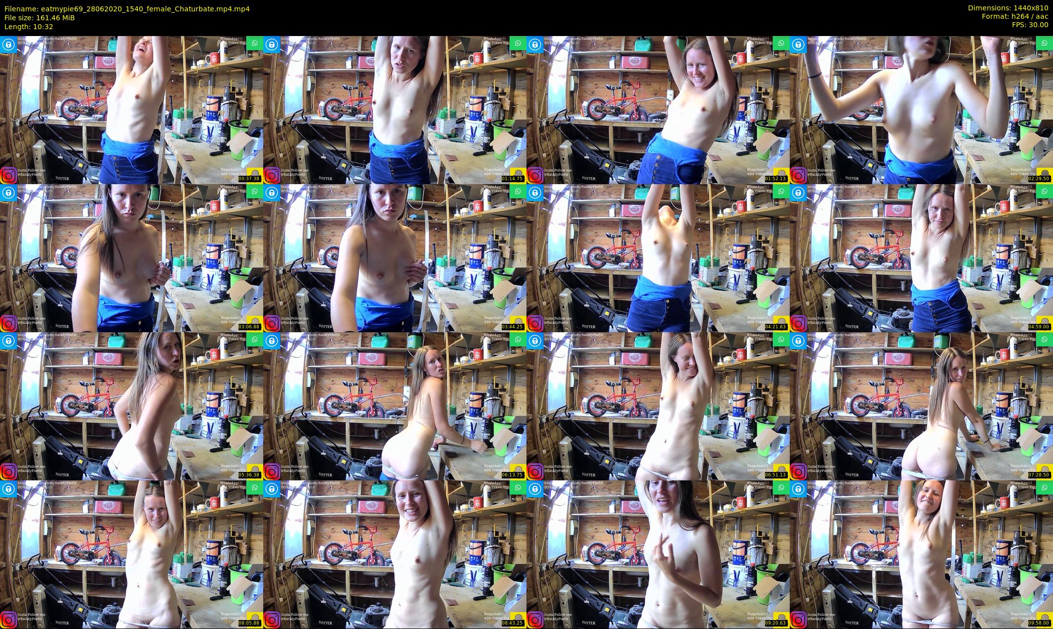 eatmypie69 — 11 minute Chaturbate female cam show recording, 720p, Jun 28, 2020