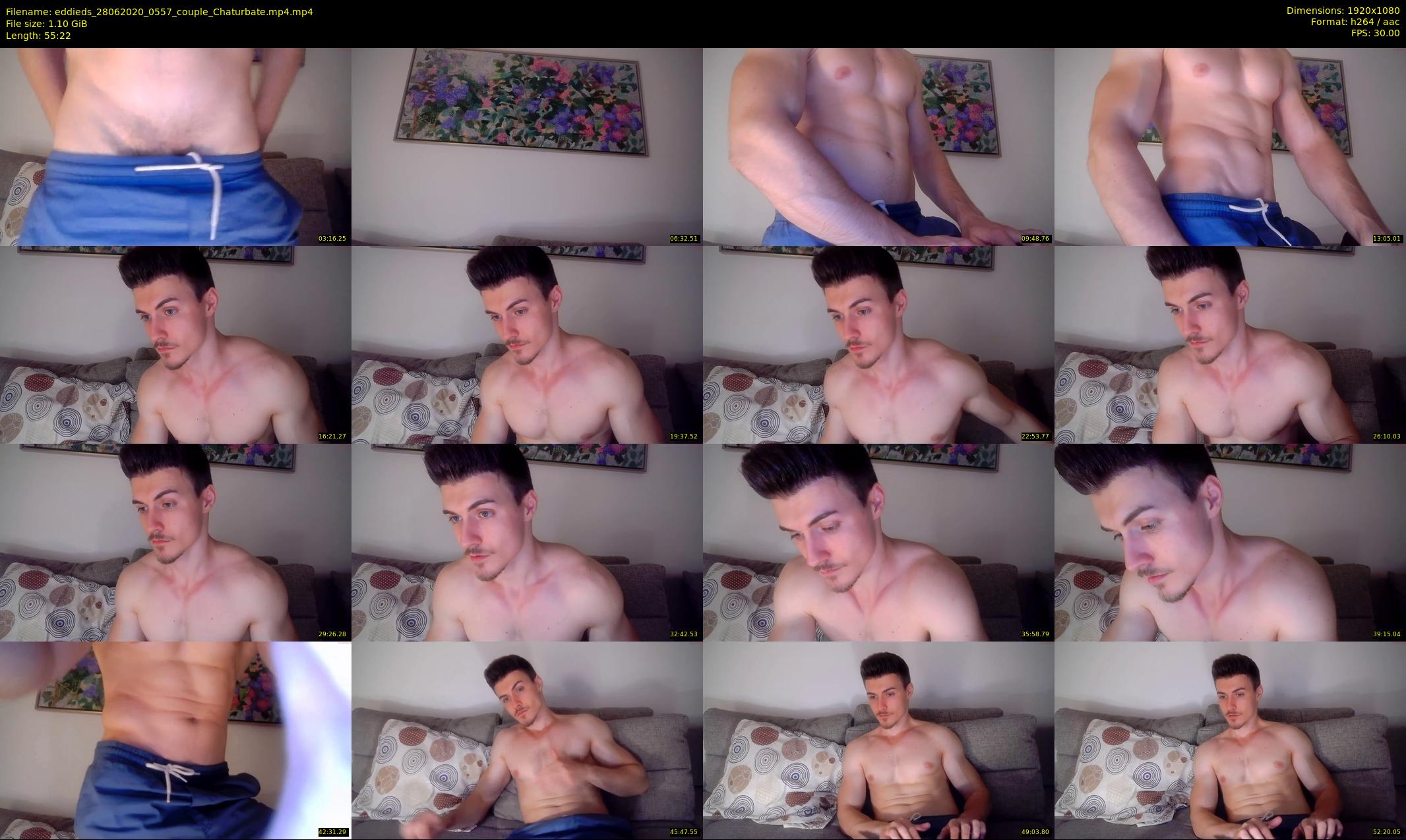 eddieds — 56 minute Chaturbate male cam show recording, 1080p, Jun 28, 2020