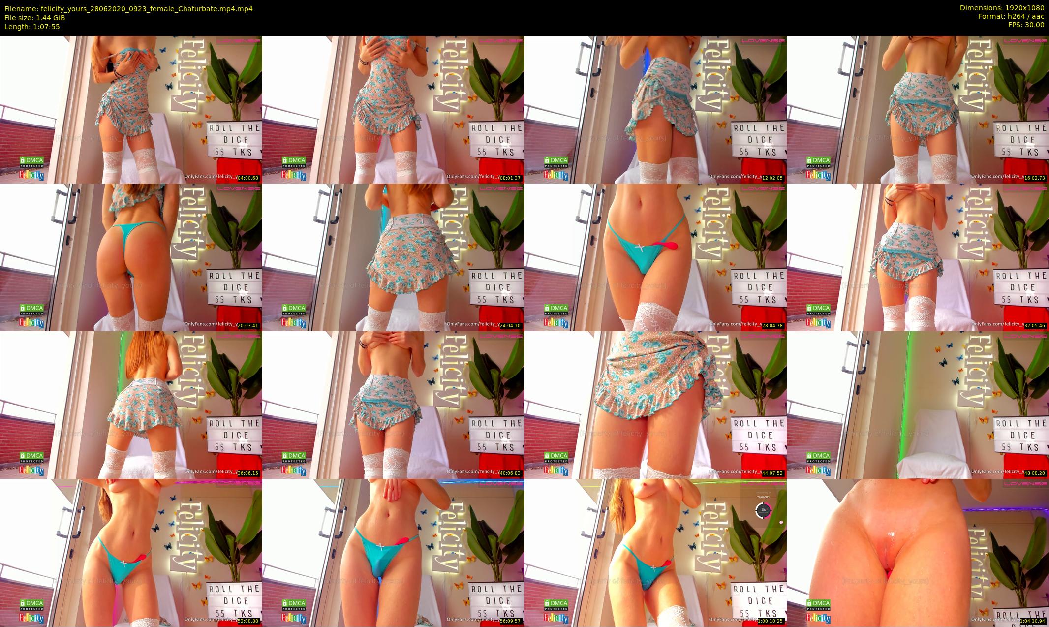 felicity_yours — 68 minute Chaturbate female cam show recording, 1080p, Jun 28, 2020