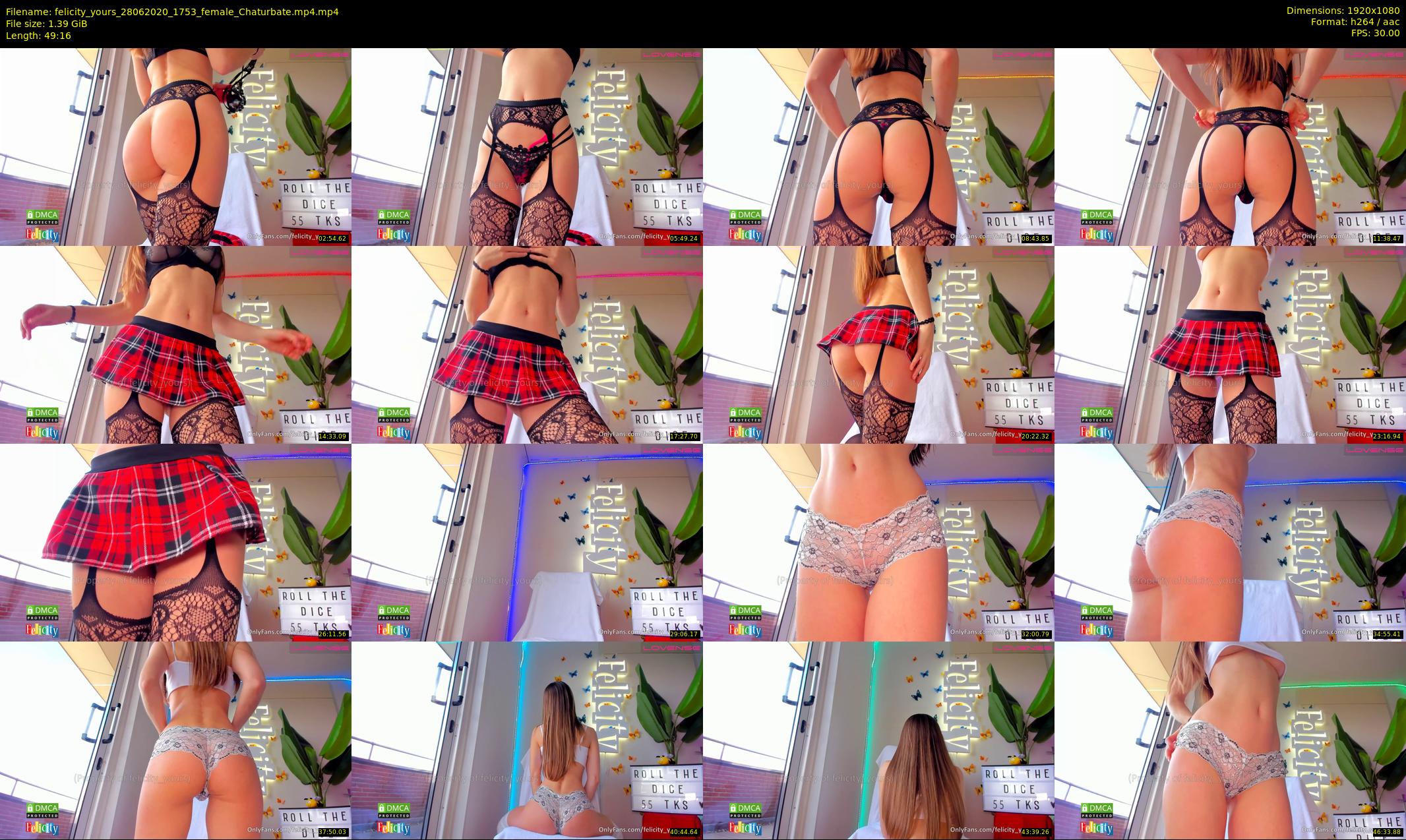 felicity_yours — 50 minute Chaturbate female cam show recording, 1080p, Jun 28, 2020