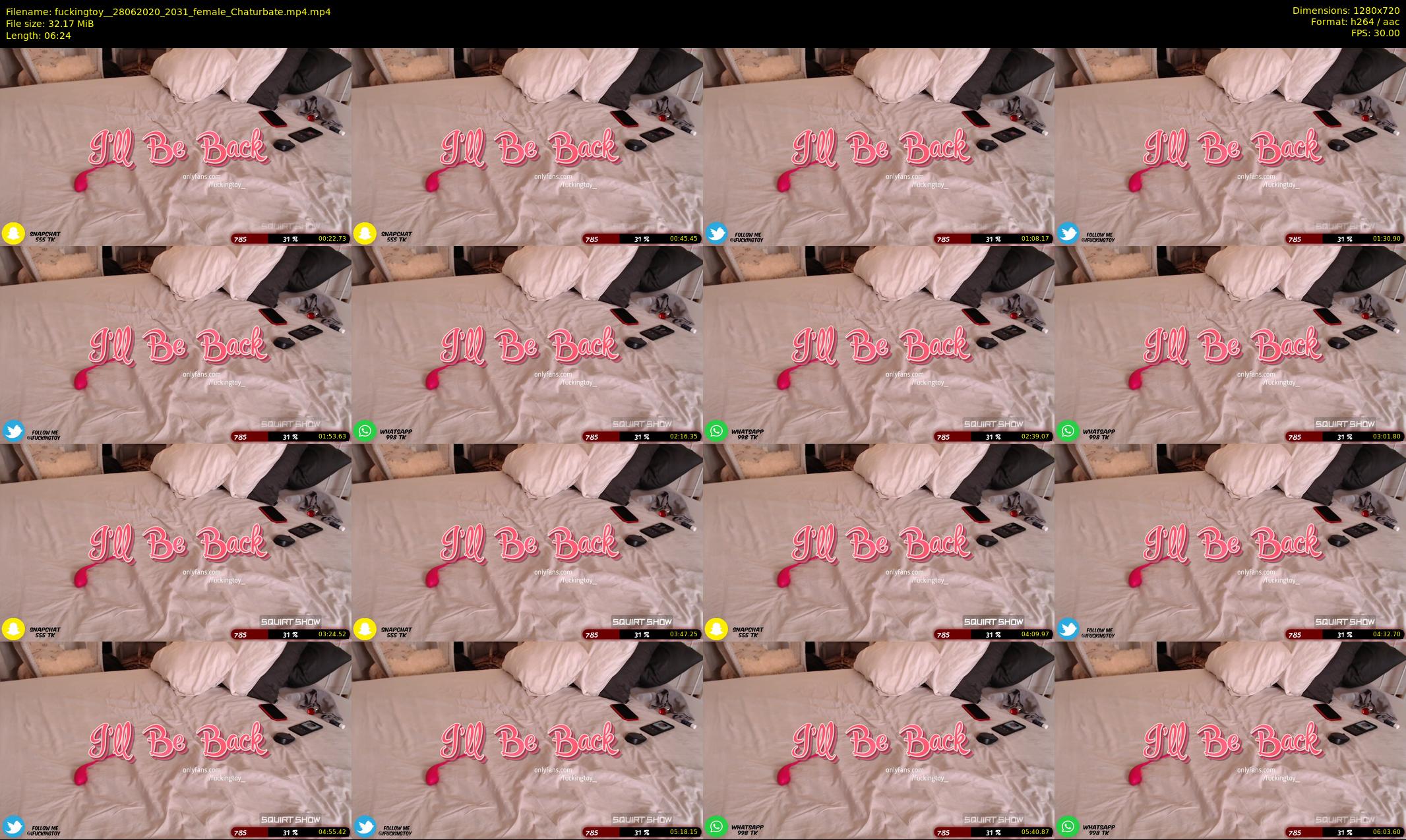 fuckingtoy_ — 7 minute Chaturbate female cam show recording, 720p, Jun 28, 2020