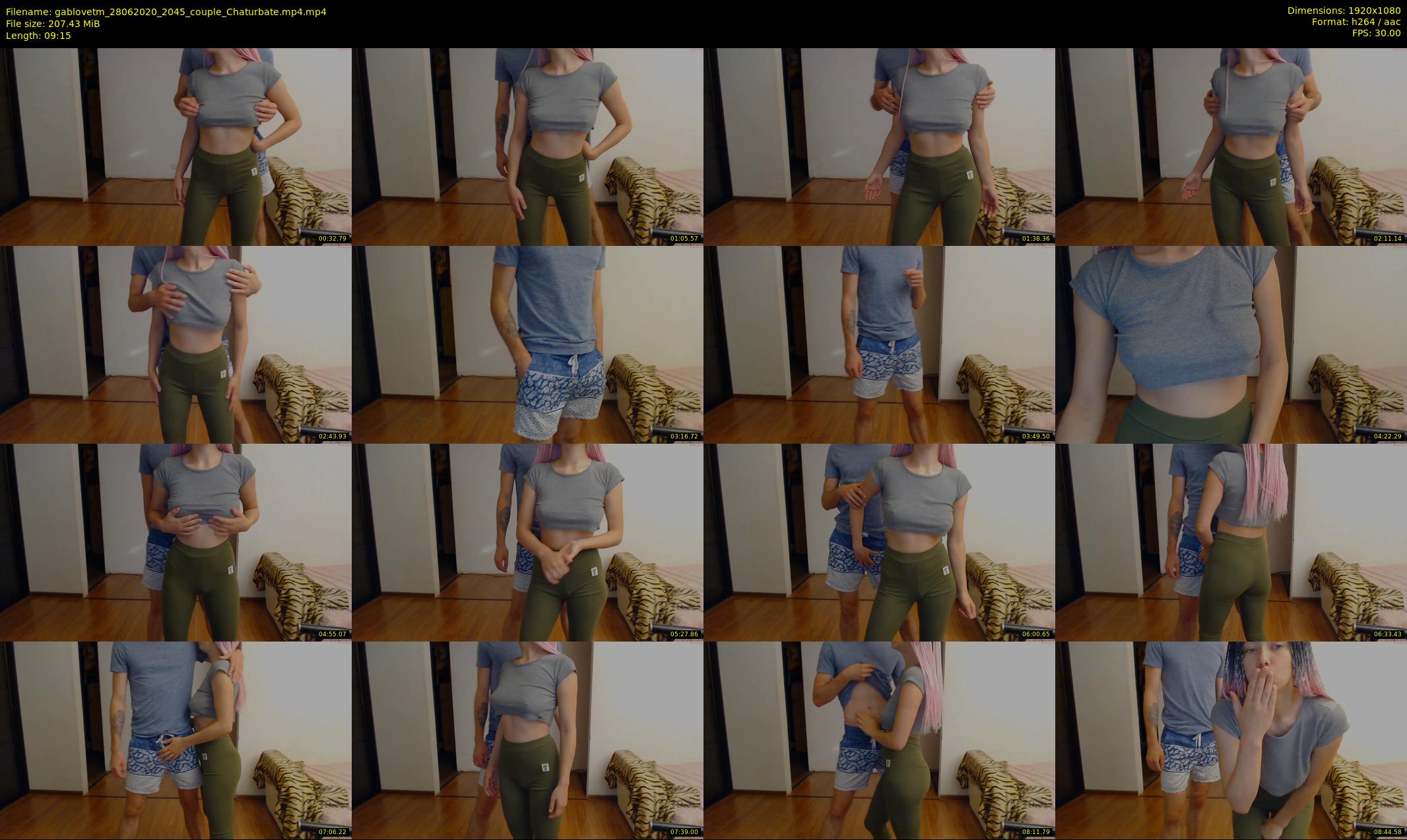 gablovetm — 10 minute Chaturbate couple cam show recording, 1080p, Jun 28, 2020