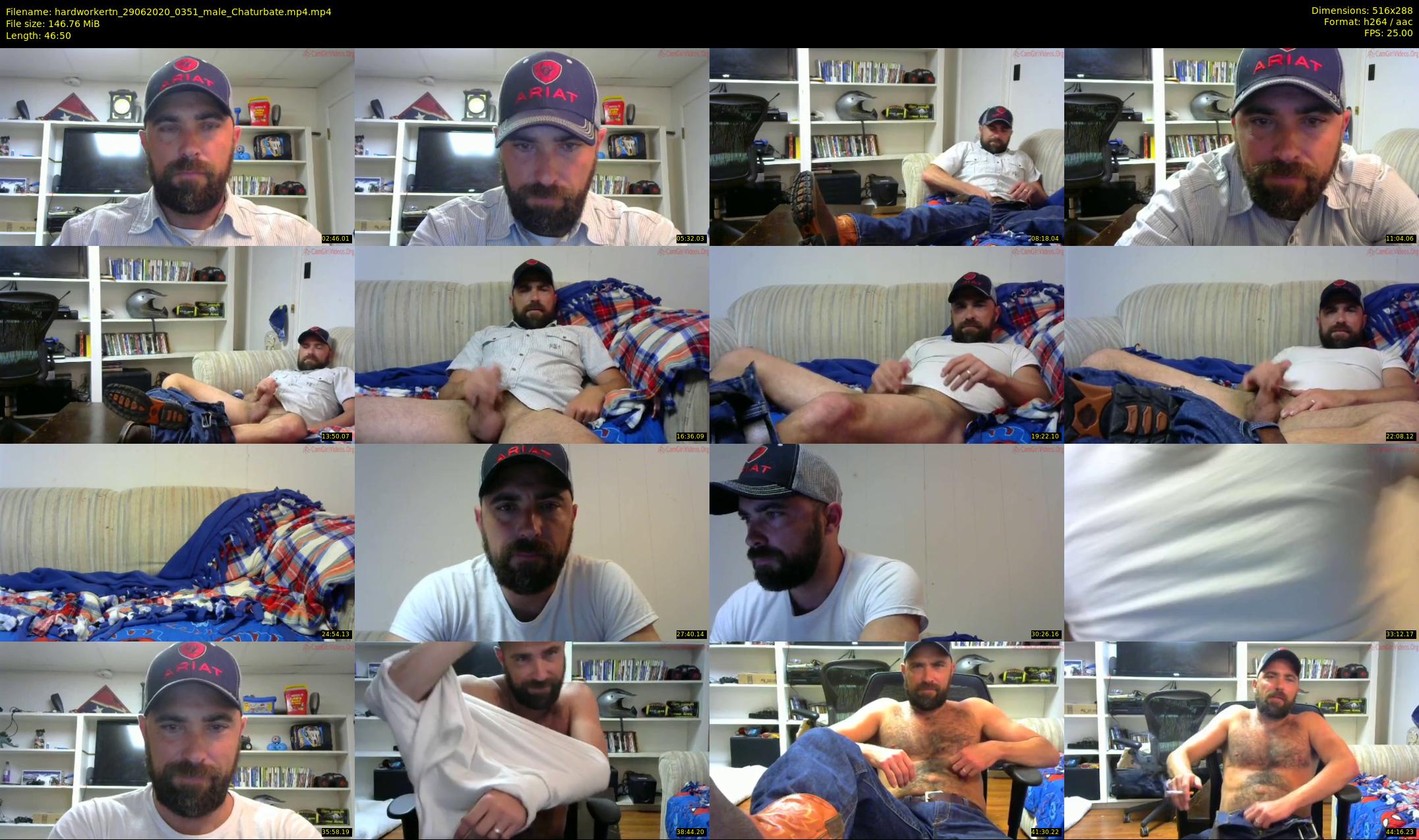 hardworkertn — 47 minute Chaturbate male cam show recording, SD, Jun 29, 2020