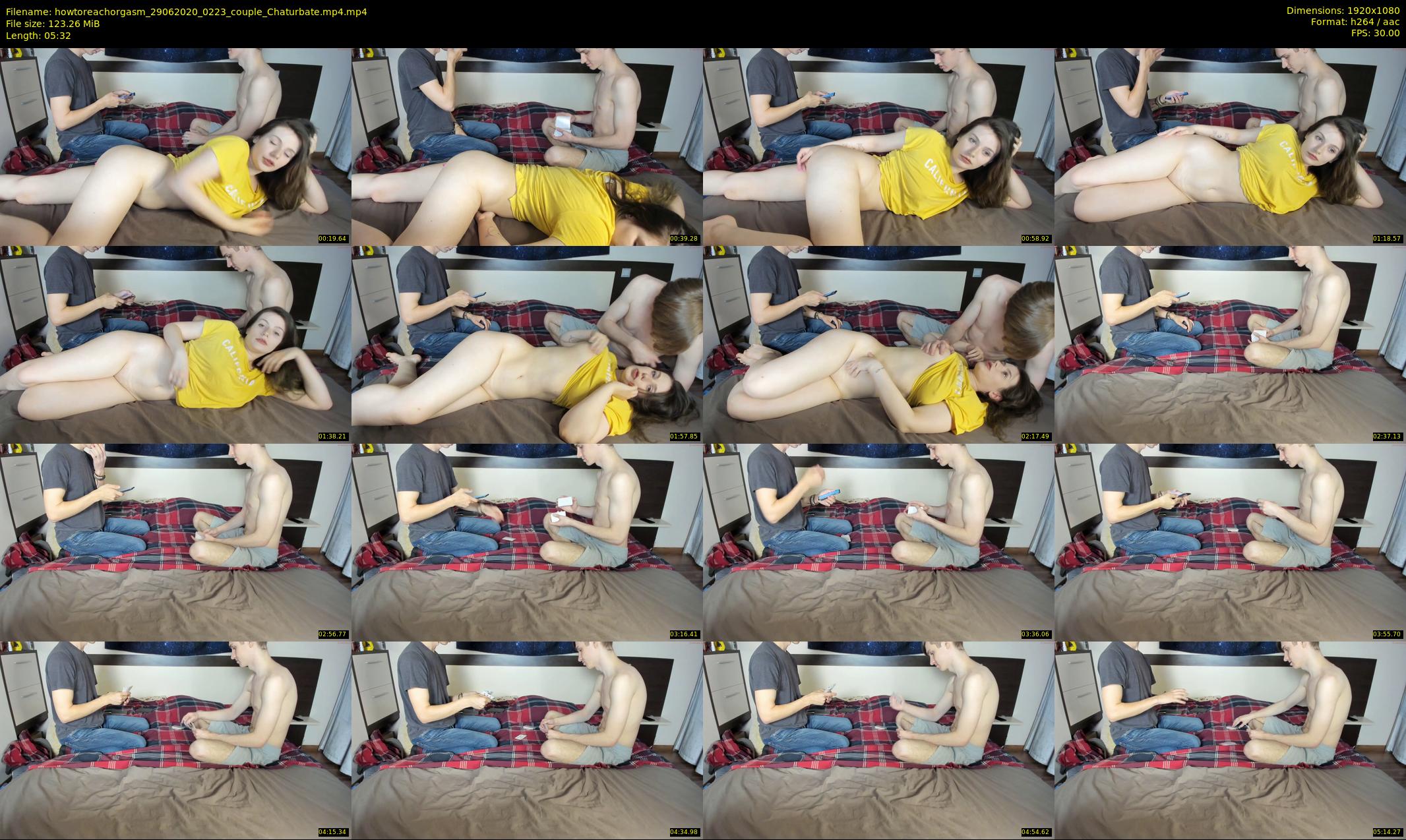 howtoreachorgasm — 6 minute Chaturbate couple cam show recording, 1080p, Jun 29, 2020