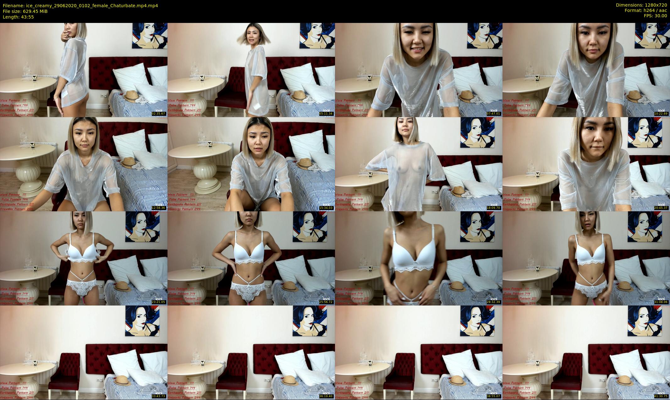 ice_creamy — 44 minute Chaturbate female cam show recording, 720p, Jun 29, 2020