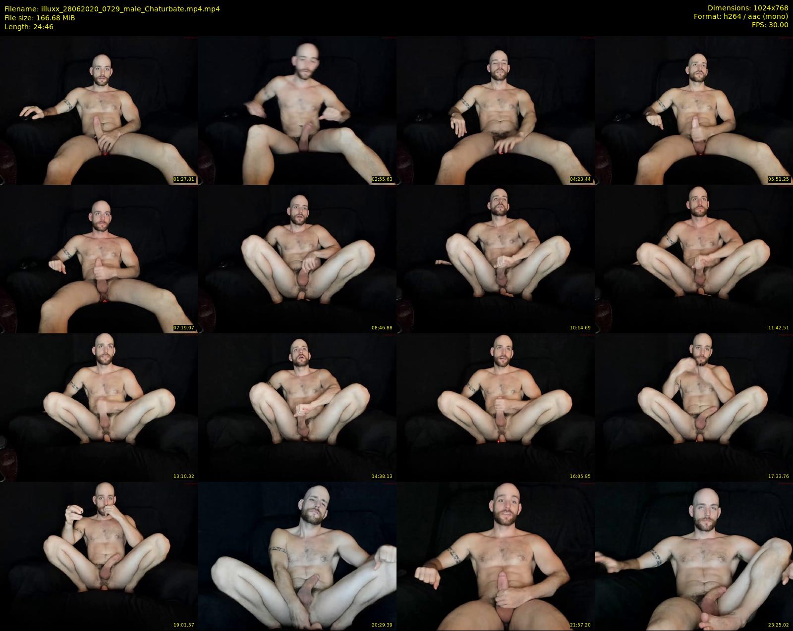 illuxx — 25 minute Chaturbate male cam show recording, 720p, Jun 28, 2020