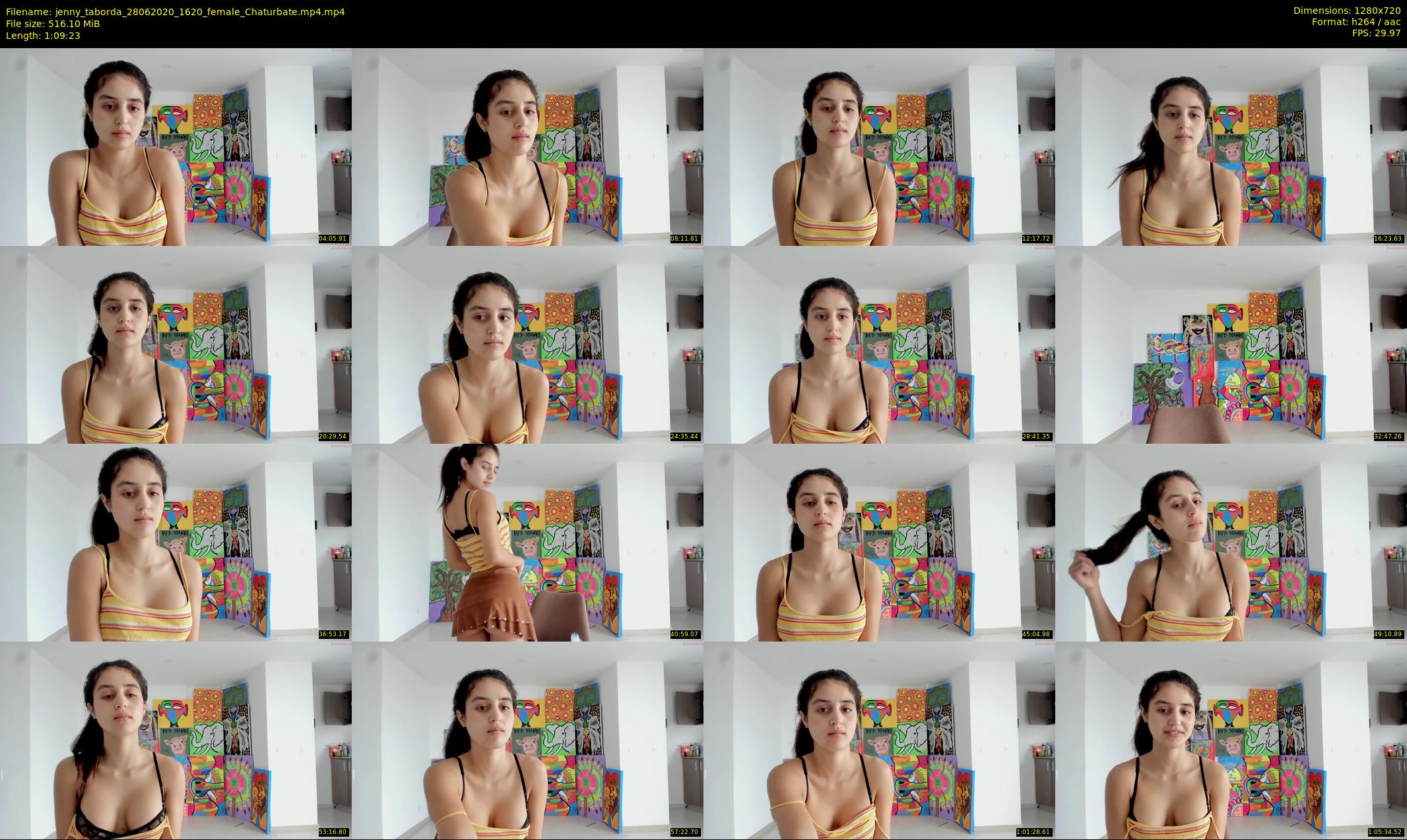 jenny_taborda — 70 minute Chaturbate female cam show recording, 720p, Jun 28, 2020
