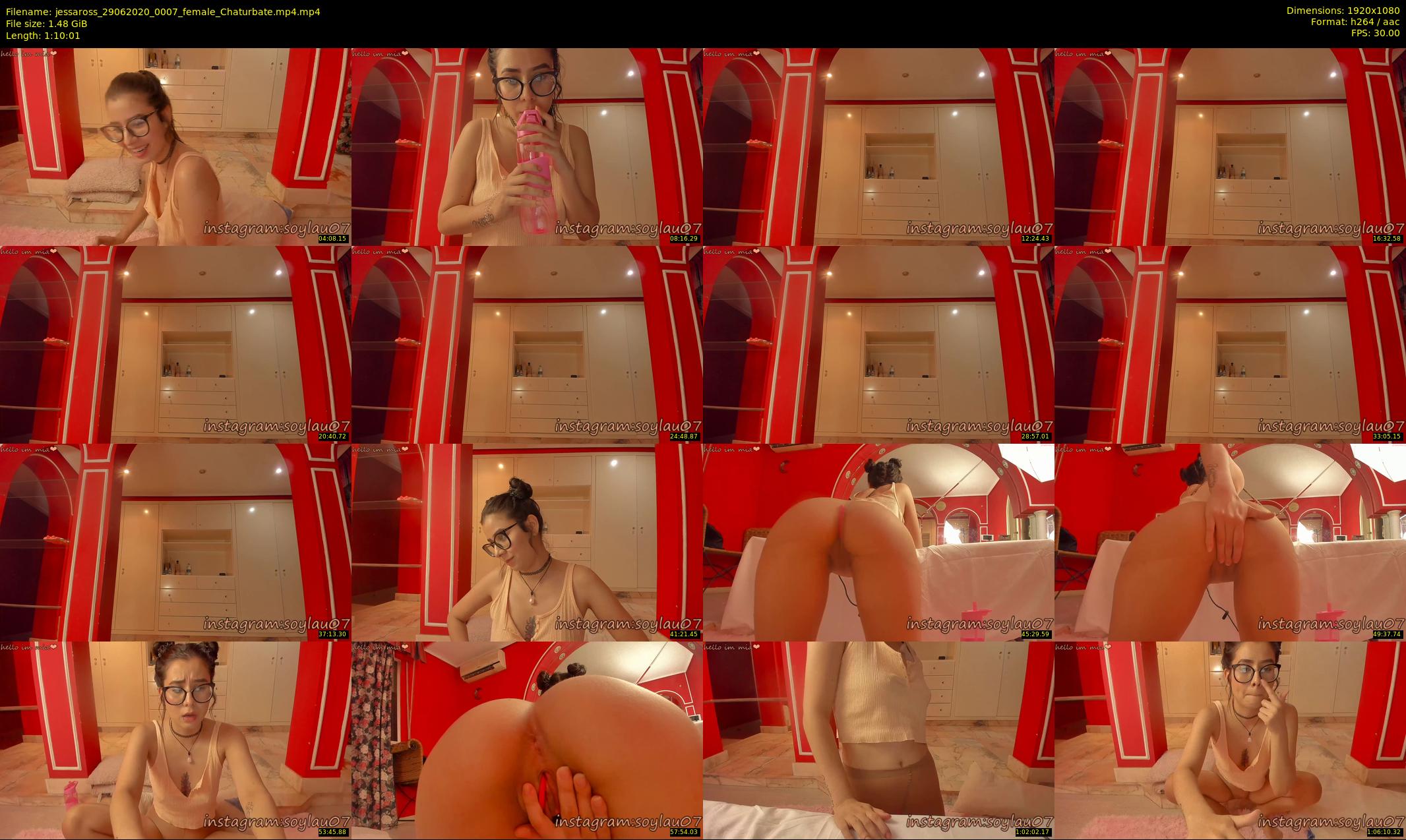 jessaross — 71 minute Chaturbate female cam show recording, 1080p, Jun 29, 2020