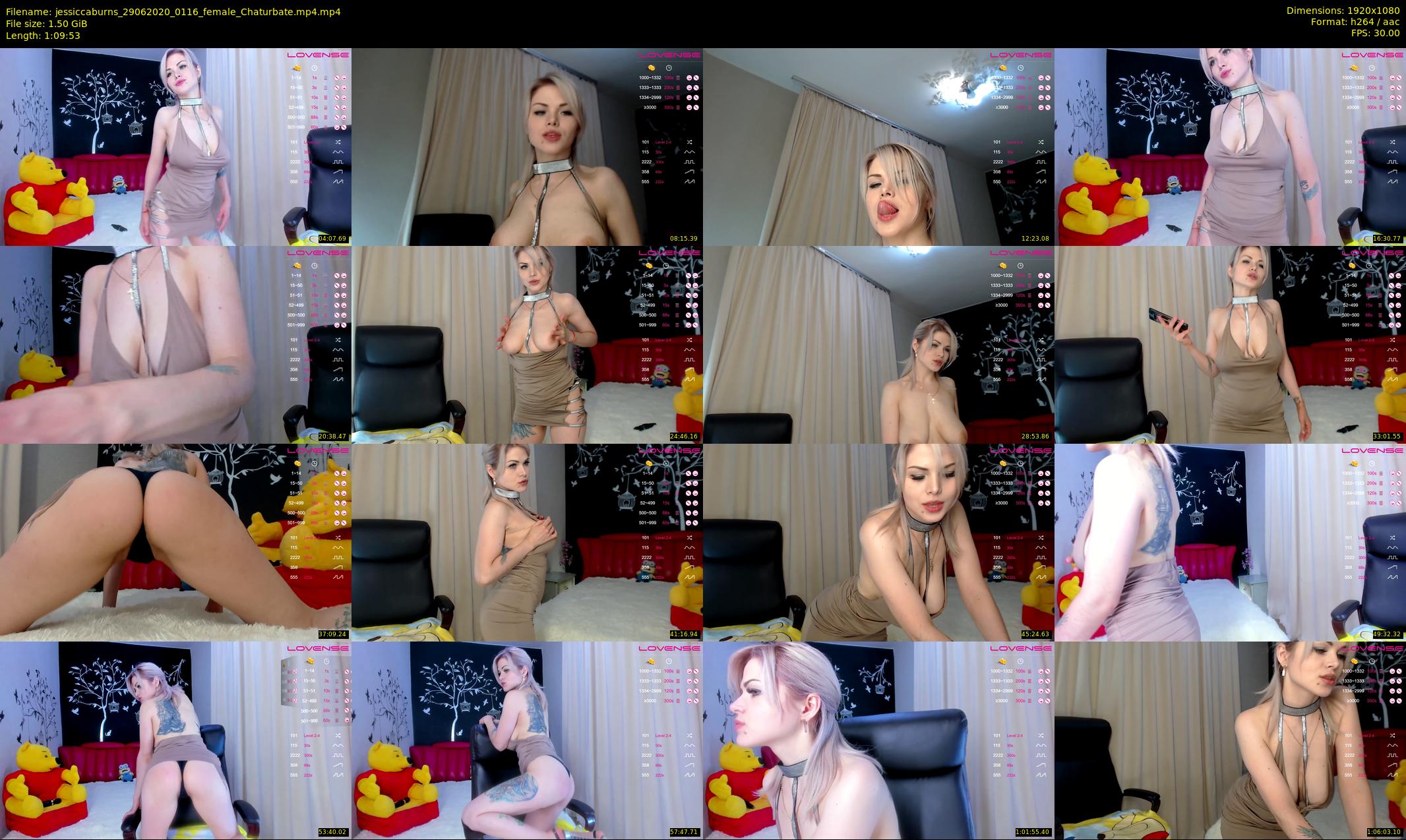 jessiccaburns — 70 minute Chaturbate female cam show recording, 1080p, Jun 29, 2020
