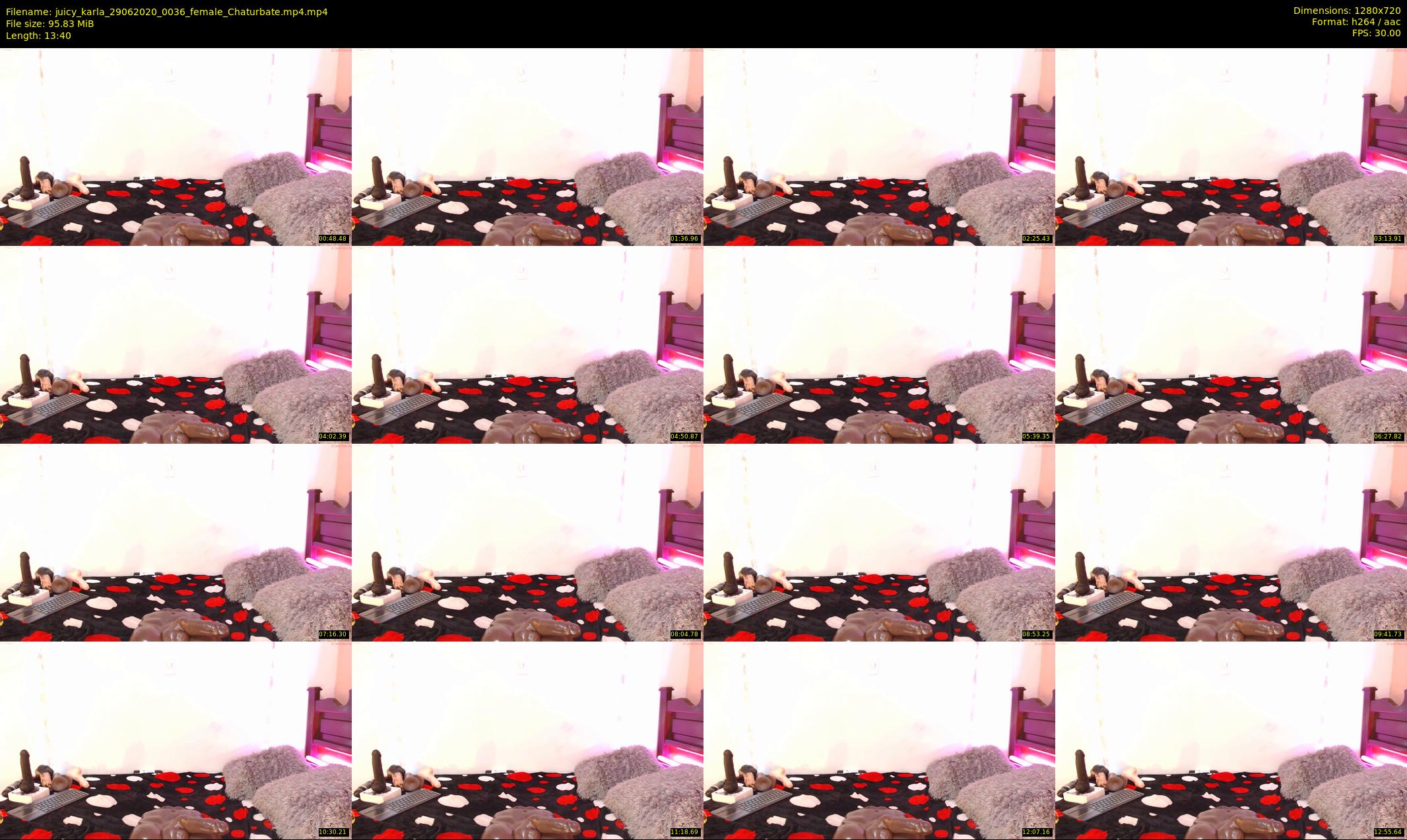 juicy_karla — 14 minute Chaturbate female cam show recording, 720p, Jun 29, 2020