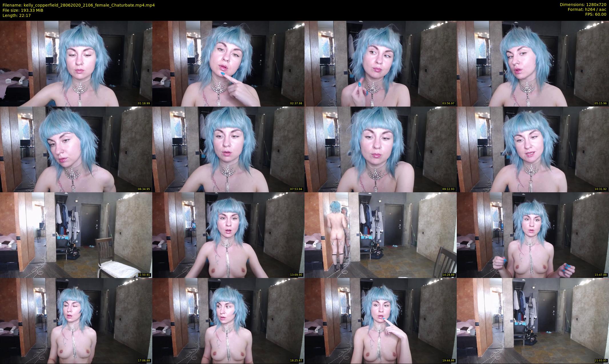 kelly_copperfield — 23 minute Chaturbate female cam show recording, 720p, Jun 28, 2020