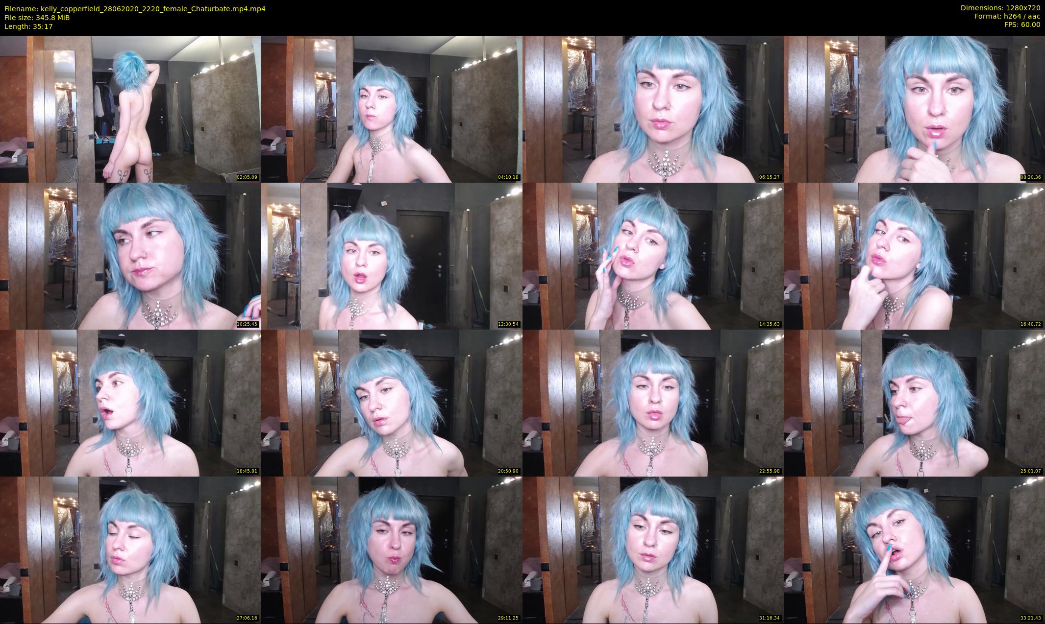 kelly_copperfield — 36 minute Chaturbate female cam show recording, 720p, Jun 28, 2020
