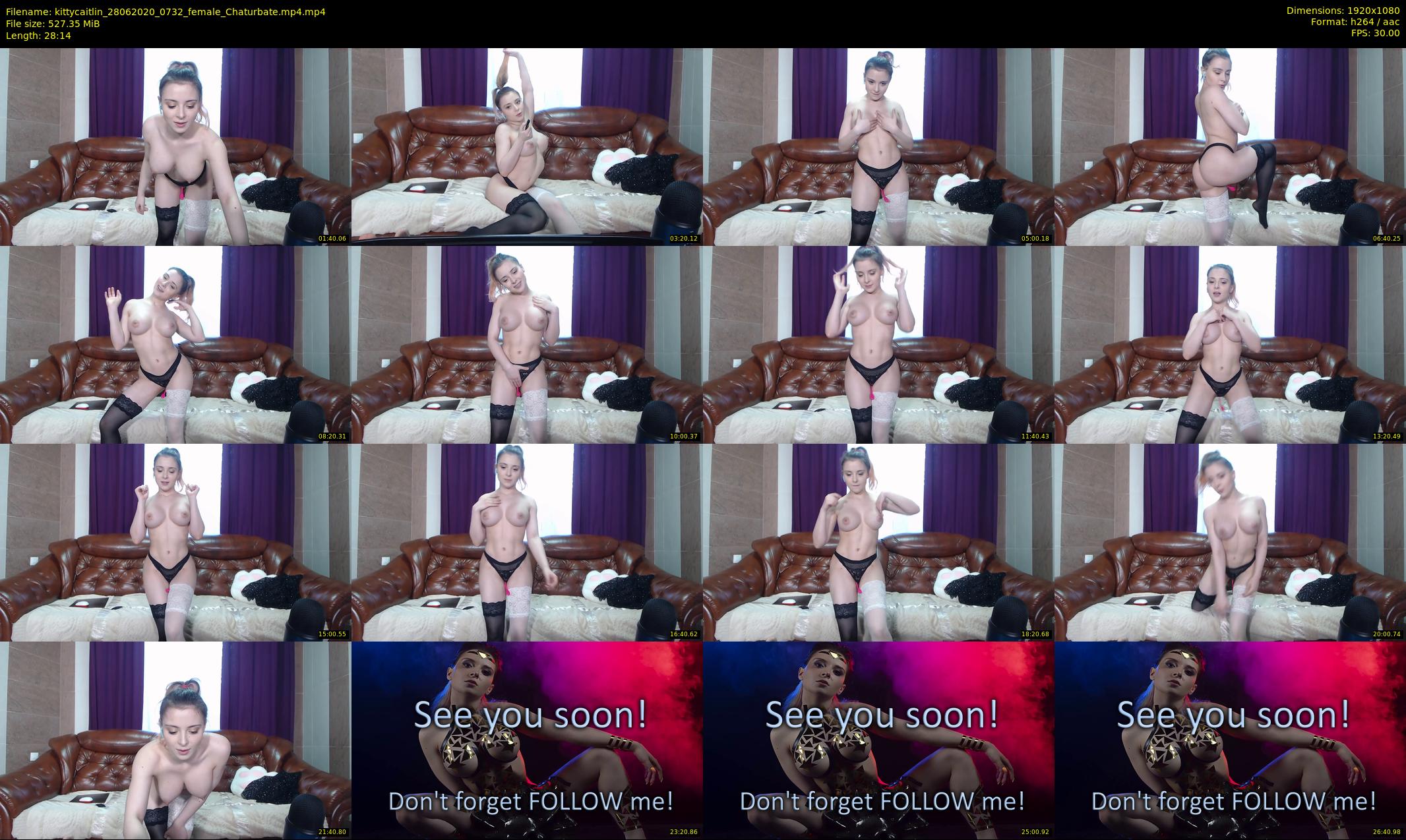 kittycaitlin — 29 minute Chaturbate female cam show recording, 1080p, Jun 28, 2020