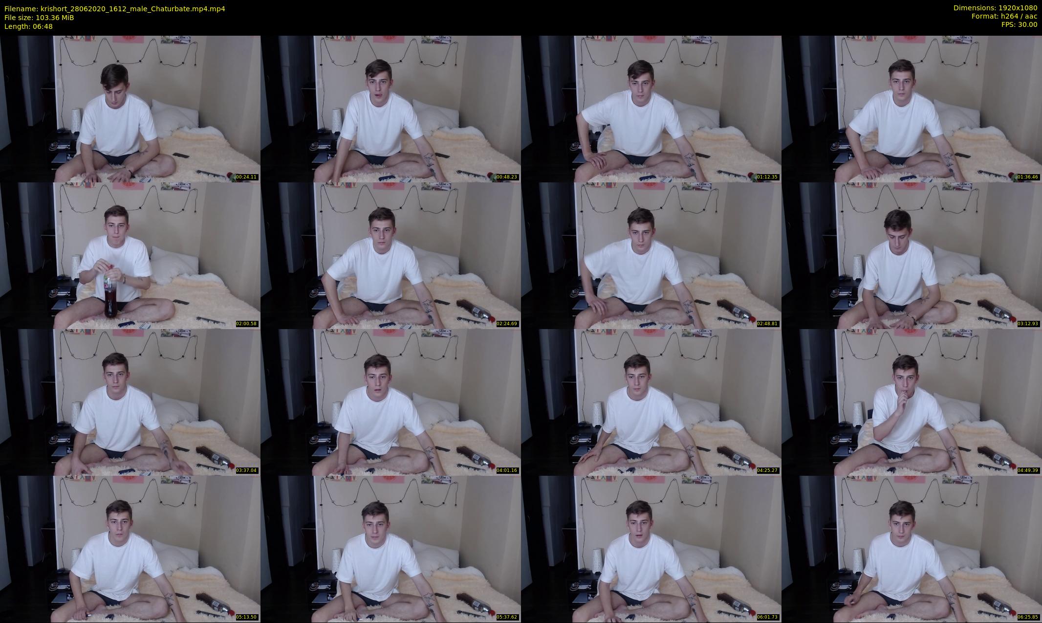 krishort — 7 minute Chaturbate male cam show recording, 1080p, Jun 28, 2020