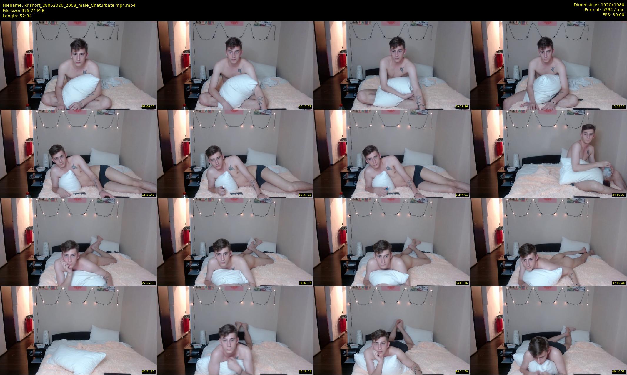 krishort — 53 minute Chaturbate male cam show recording, 1080p, Jun 28, 2020