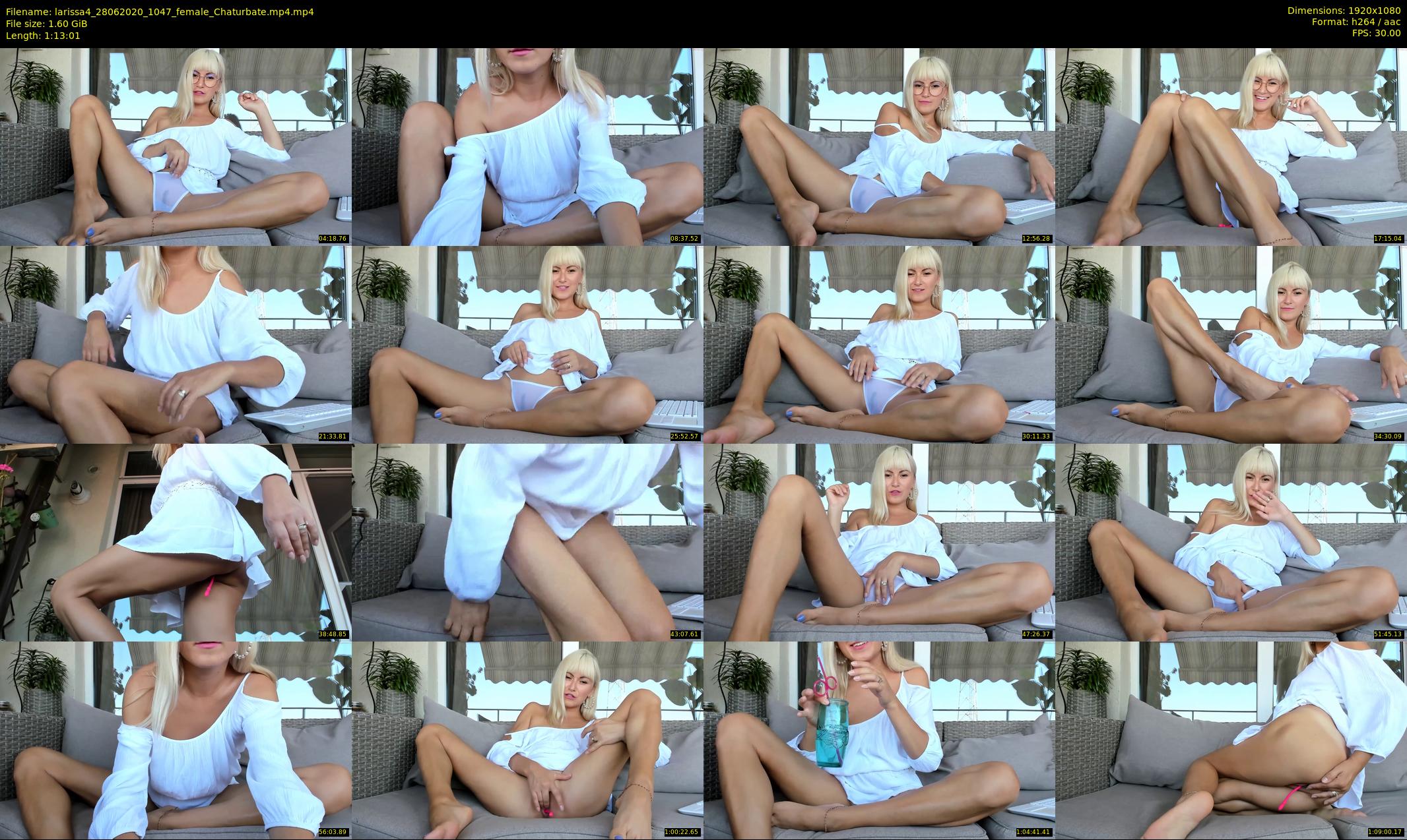 larissa4 — 74 minute Chaturbate female cam show recording, 1080p, Jun 28, 2020