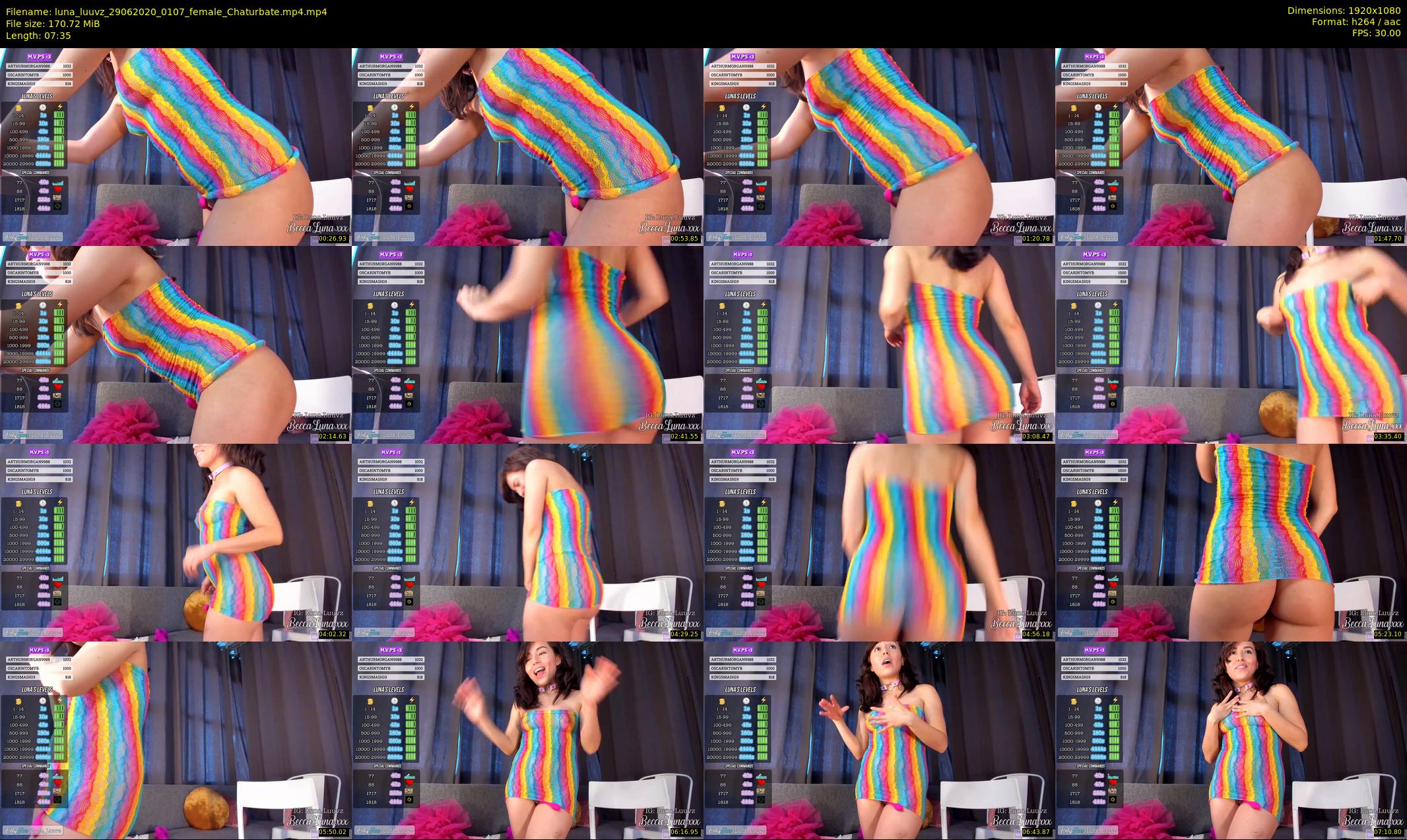 luna_luuvz — 8 minute Chaturbate female cam show recording, 1080p, Jun 29, 2020