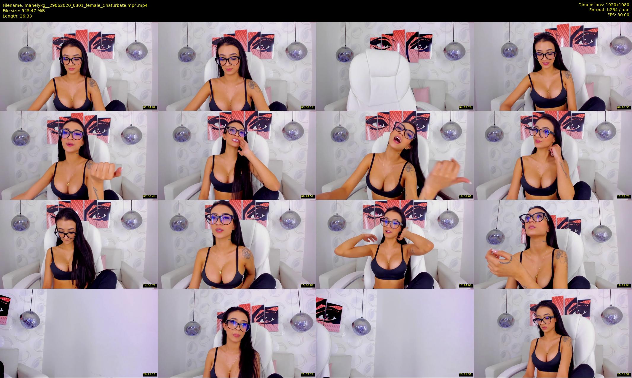 manelykg_ — 27 minute Chaturbate female cam show recording, 1080p, Jun 29, 2020