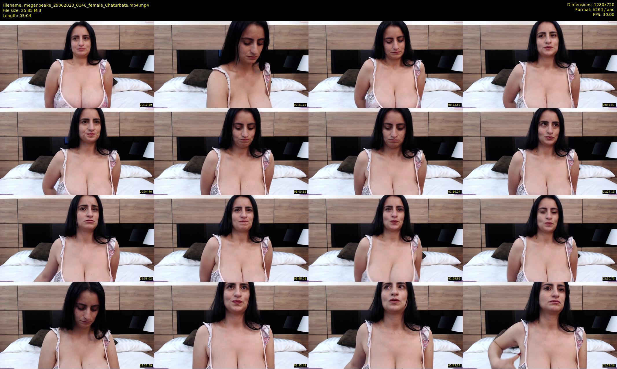 meganbeake — 4 minute Chaturbate female cam show recording, 720p, Jun 29, 2020