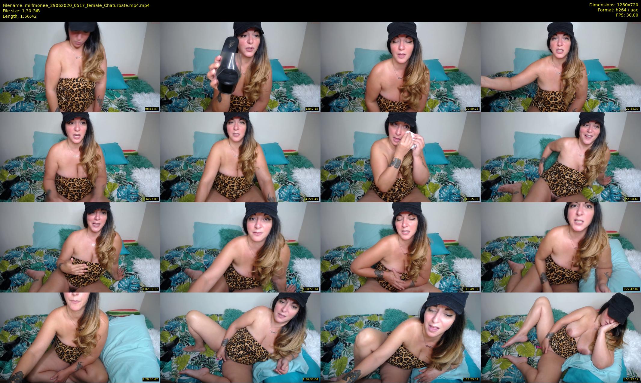 milfmonee — 117 minute Chaturbate female cam show recording, 720p, Jun 29, 2020