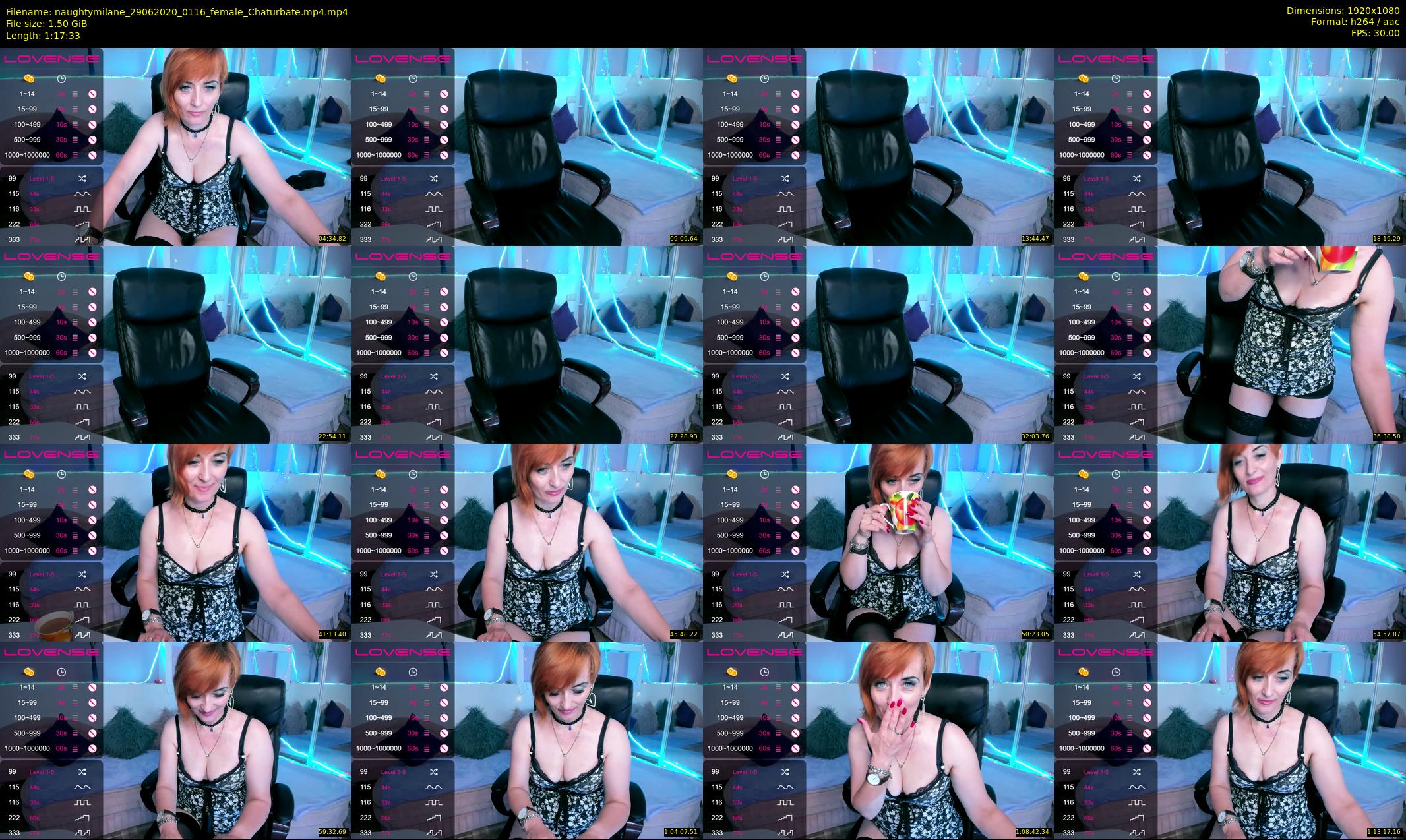 naughtymilane — 78 minute Chaturbate female cam show recording, 1080p, Jun 29, 2020