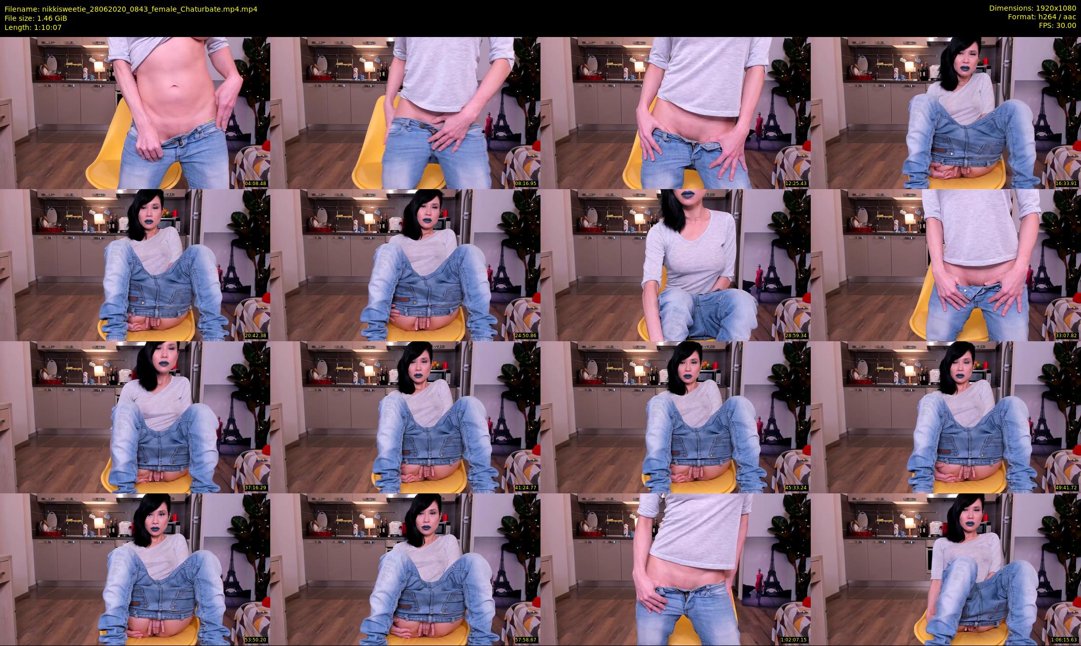 nikkisweetie — 71 minute Chaturbate female cam show recording, 1080p, Jun 28, 2020
