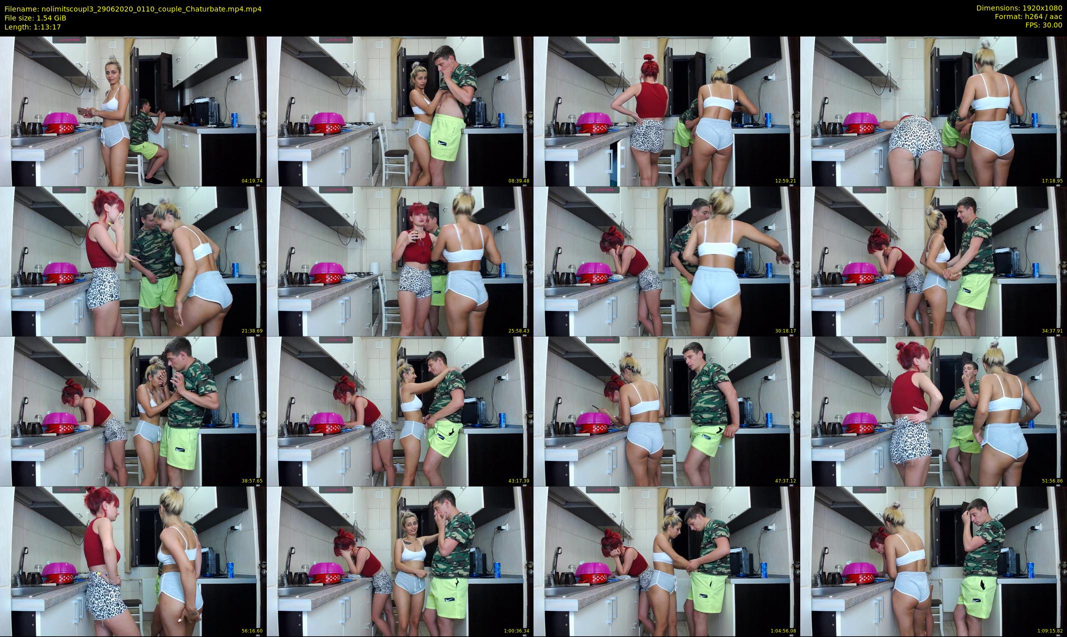 nolimitscoupl3 — 74 minute Chaturbate couple cam show recording, 1080p, Jun 29, 2020