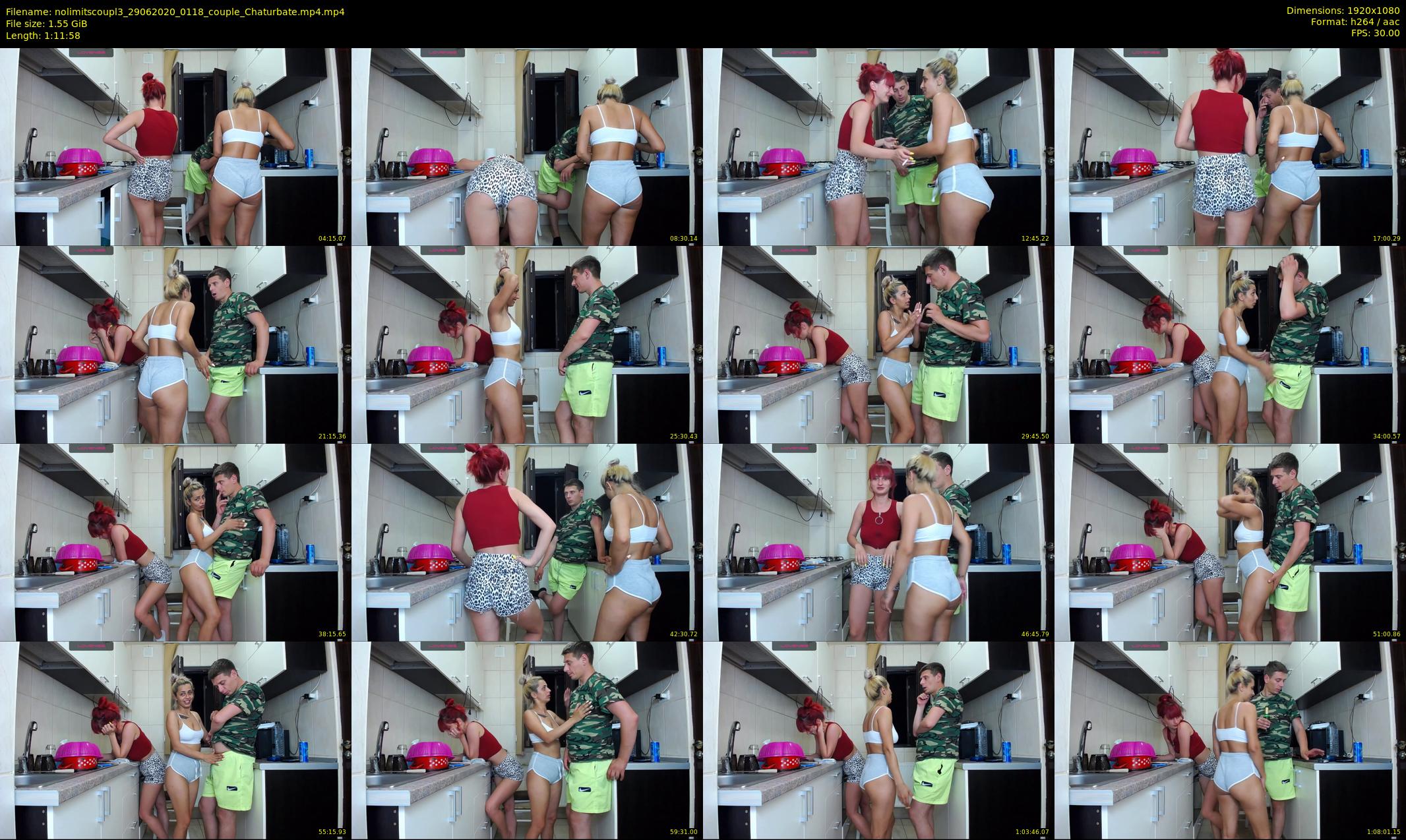 nolimitscoupl3 — 72 minute Chaturbate couple cam show recording, 1080p, Jun 29, 2020