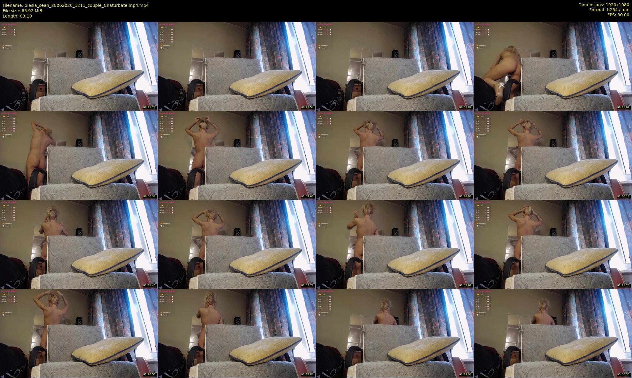 olesia_sean — 4 minute Chaturbate couple cam show recording, 1080p, Jun 28, 2020