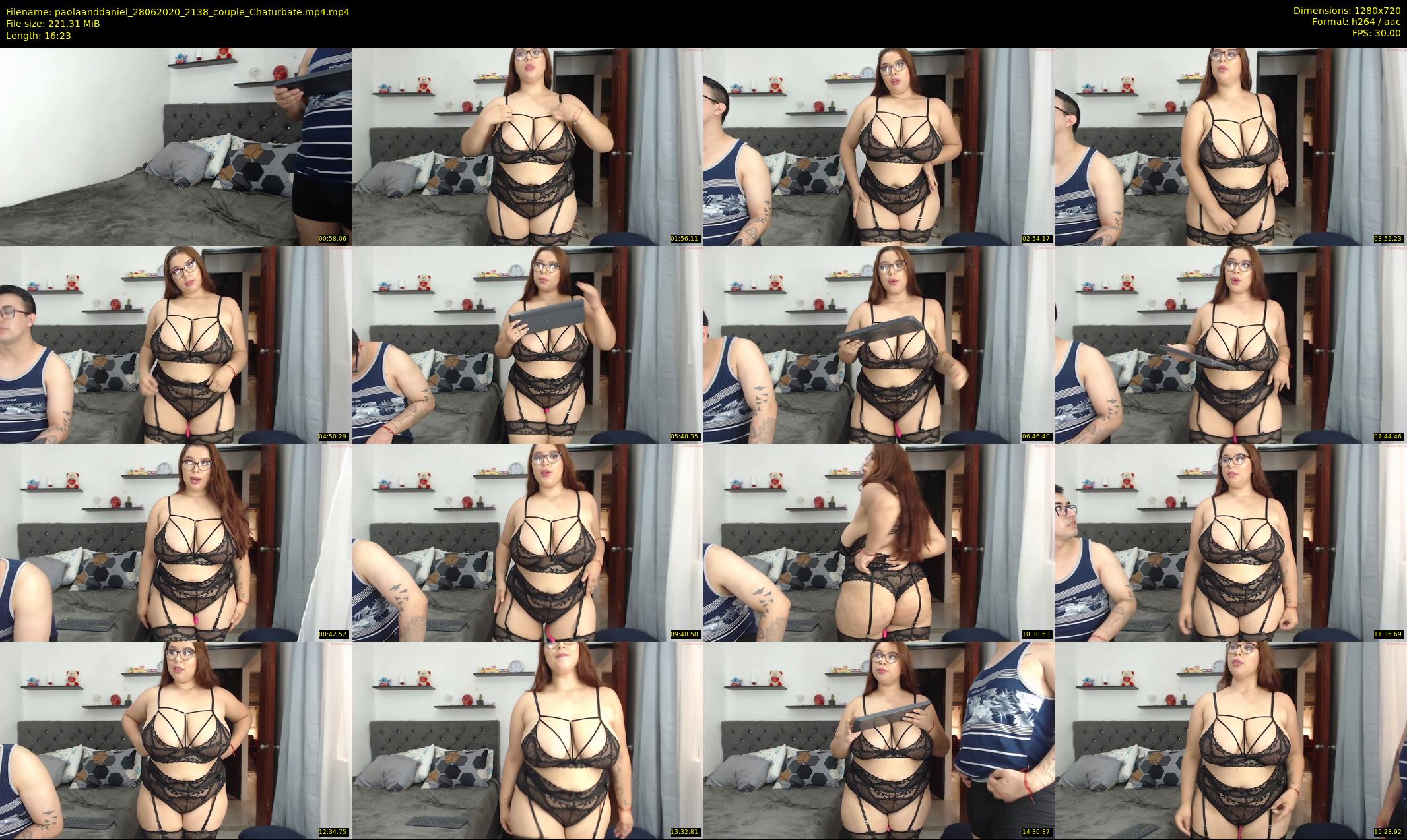 paolaanddaniel — 17 minute Chaturbate couple cam show recording, 720p, Jun 28, 2020
