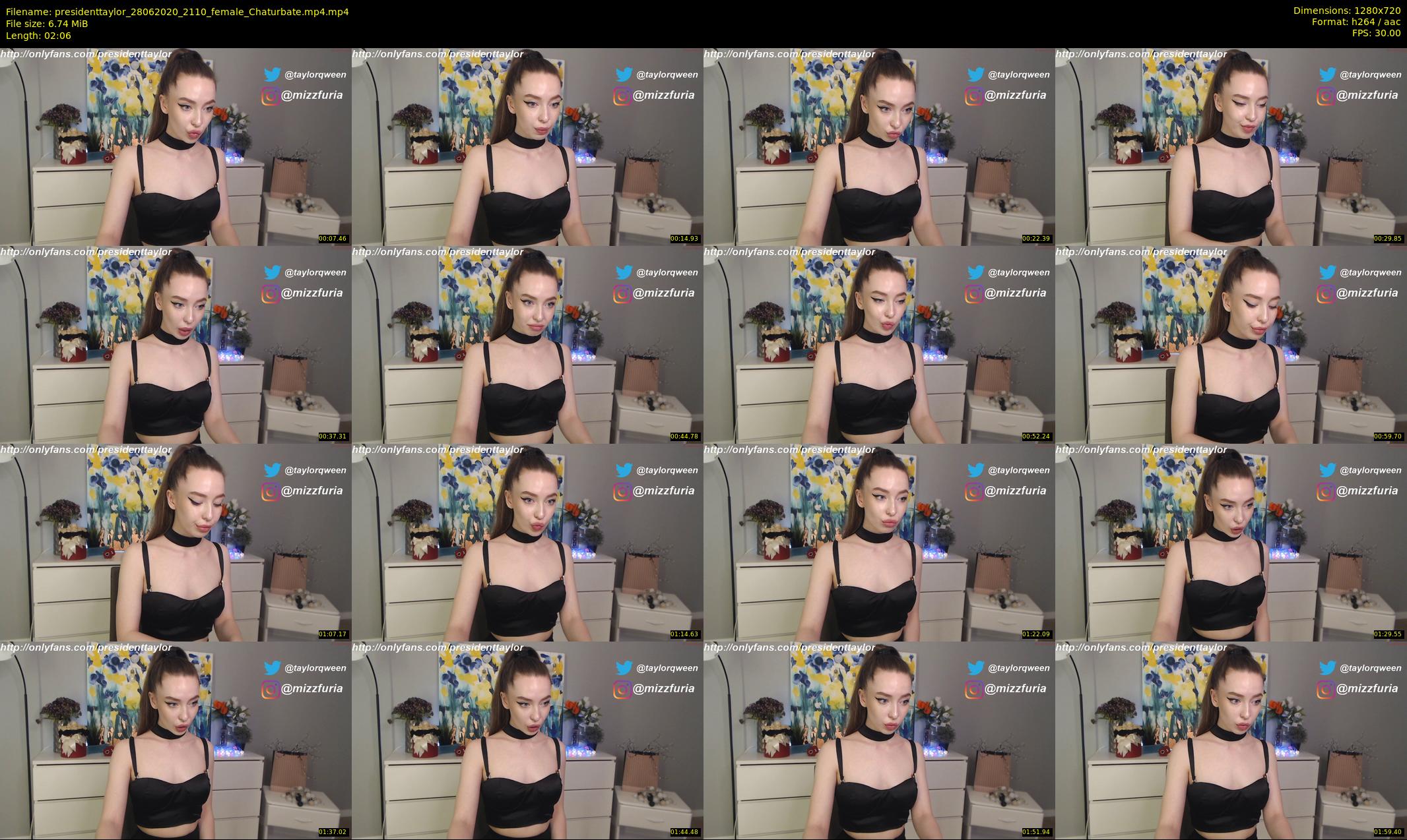 presidenttaylor — 3 minute Chaturbate female cam show recording, 720p, Jun 28, 2020