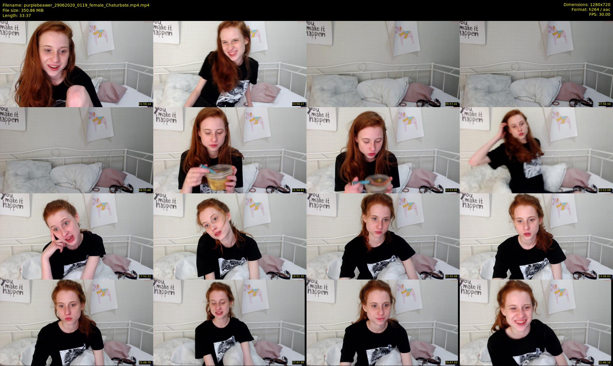 purplebeawer — 34 minute Chaturbate female cam show recording, 720p, Jun 29, 2020
