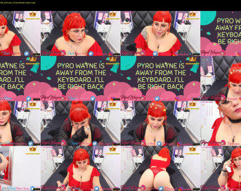 pyrowayne — 54 minute Chaturbate female cam show recording, 720p, Jun 29, 2020