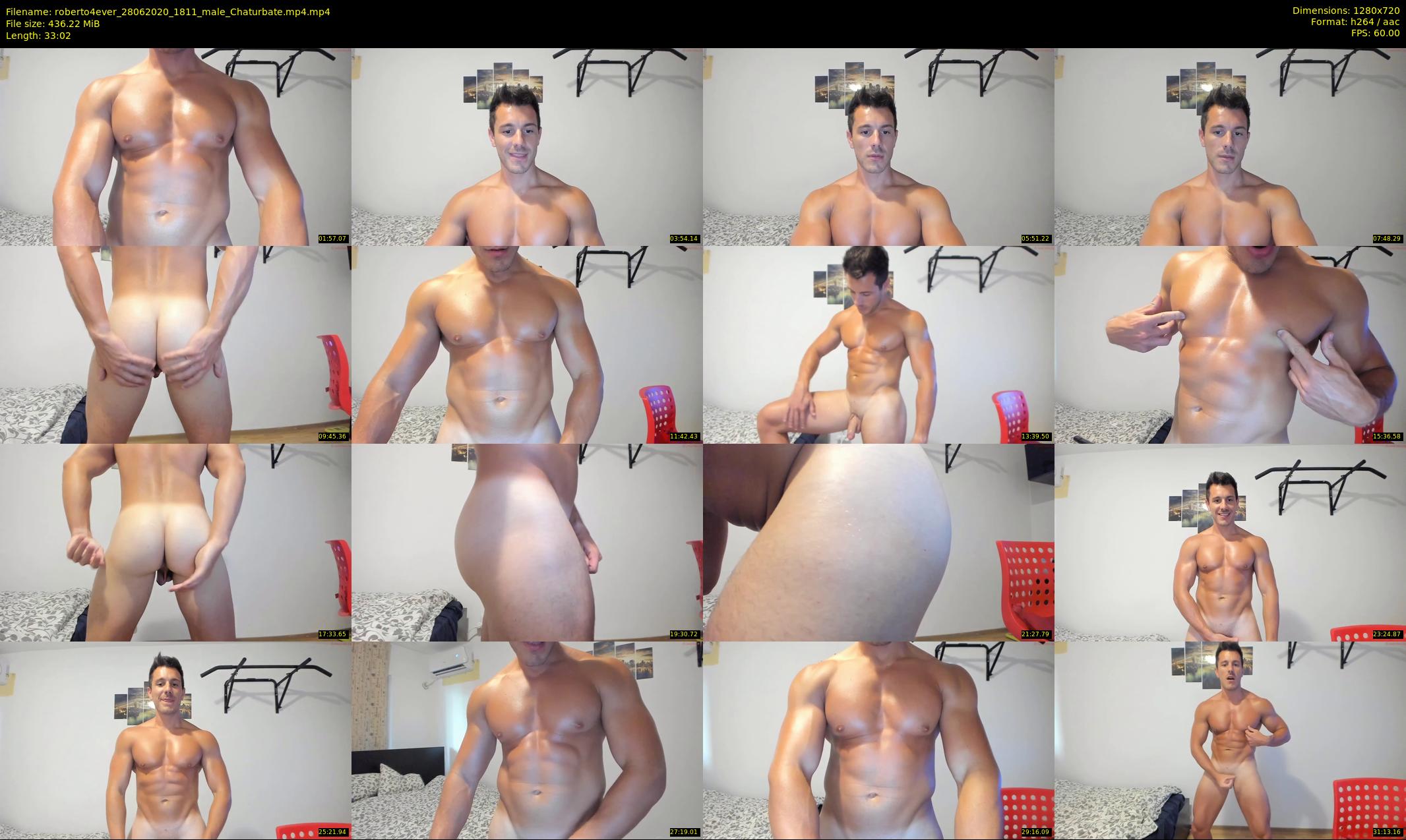 roberto4ever — 34 minute Chaturbate male cam show recording, 720p, Jun 28, 2020