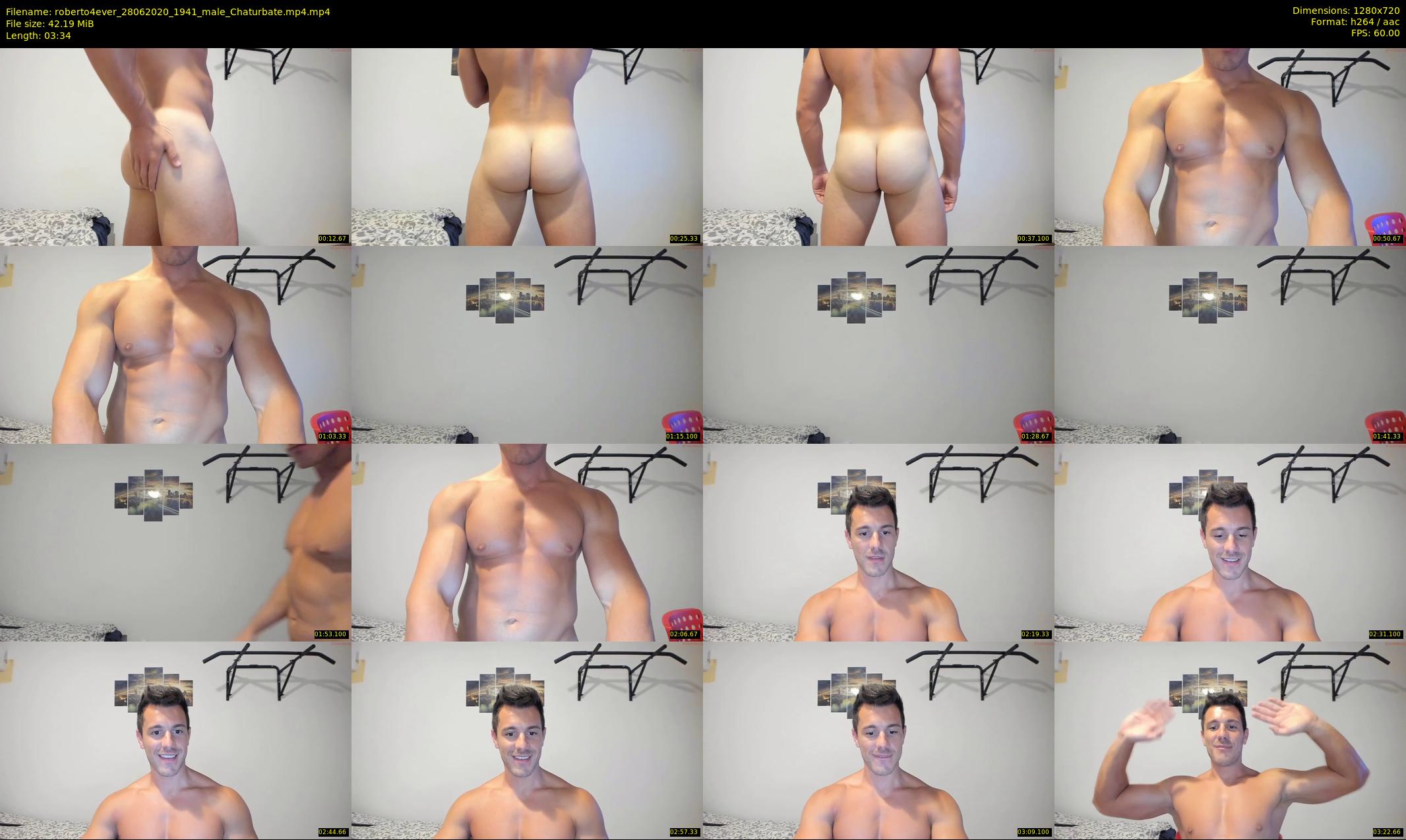 roberto4ever — 4 minute Chaturbate male cam show recording, 720p, Jun 28, 2020