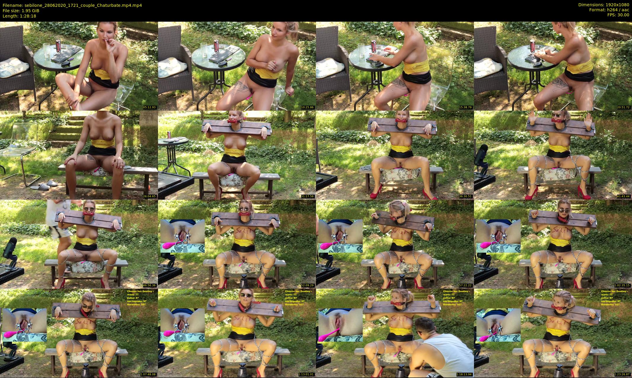 sebilone — 89 minute Chaturbate couple cam show recording, 1080p, Jun 28, 2020