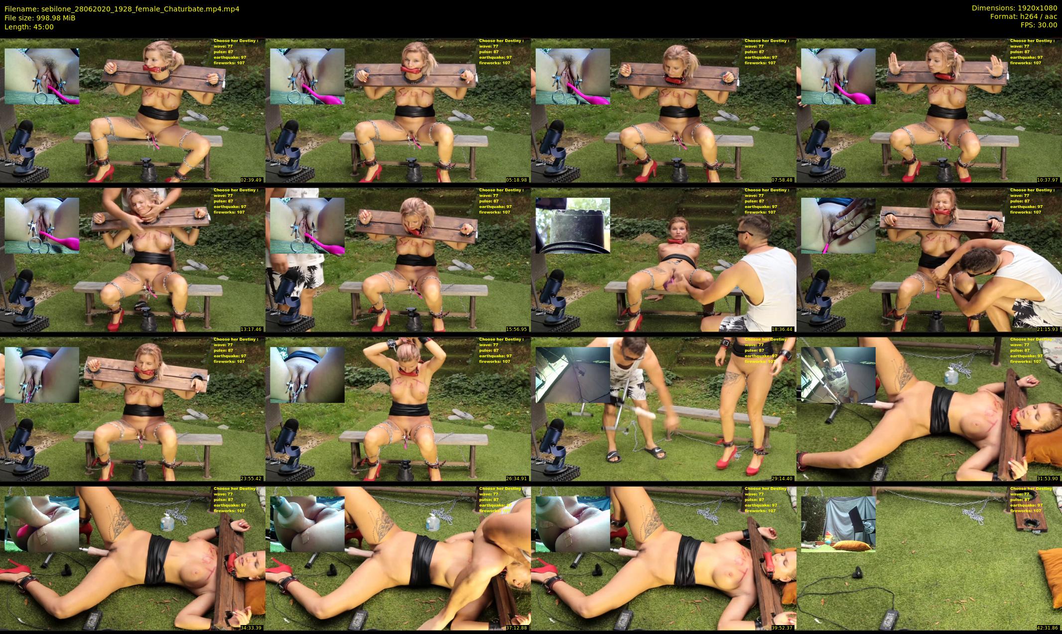 sebilone — 45 minute Chaturbate couple cam show recording, 1080p, Jun 28, 2020