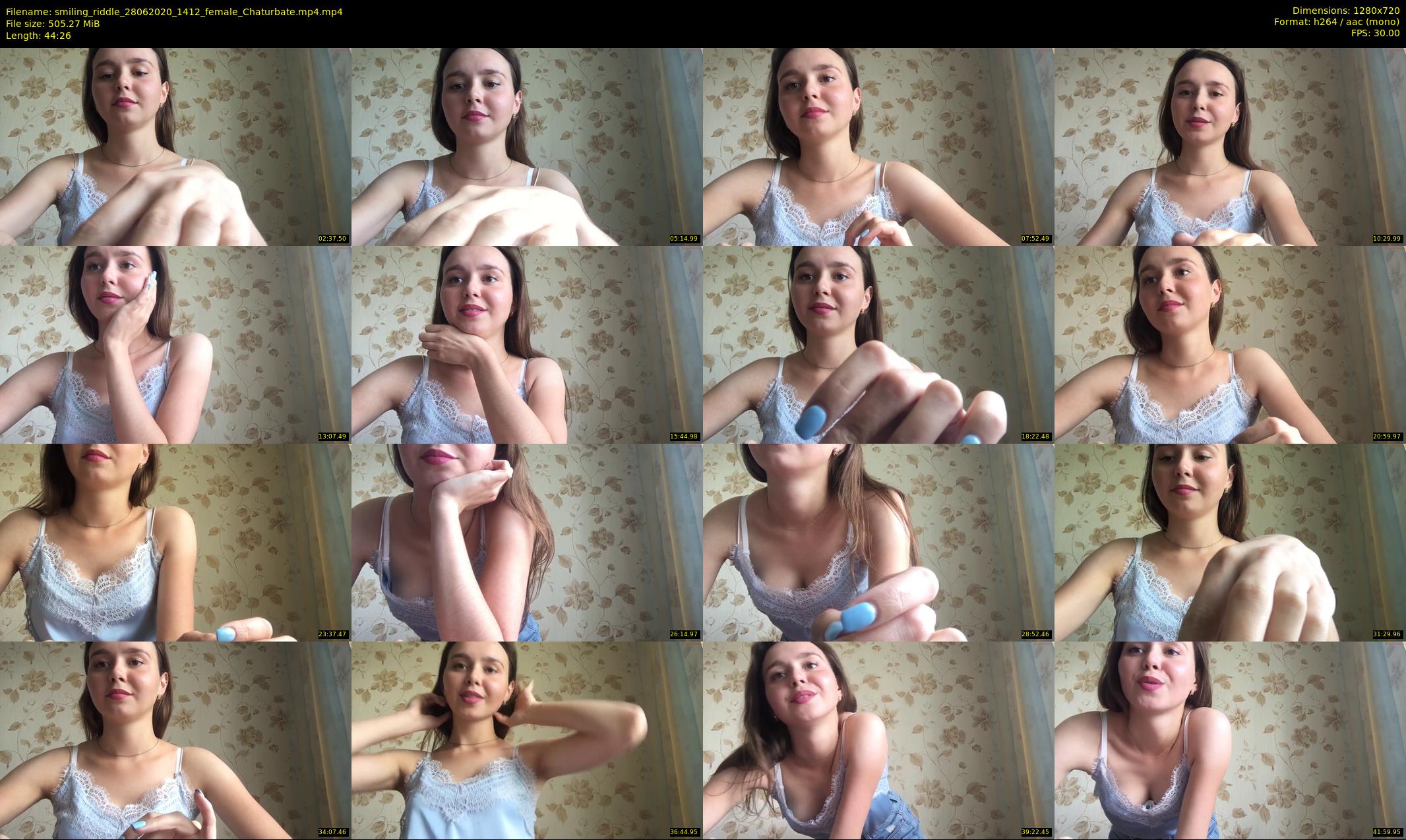 smiling_riddle — 45 minute Chaturbate female cam show recording, 720p, Jun 28, 2020