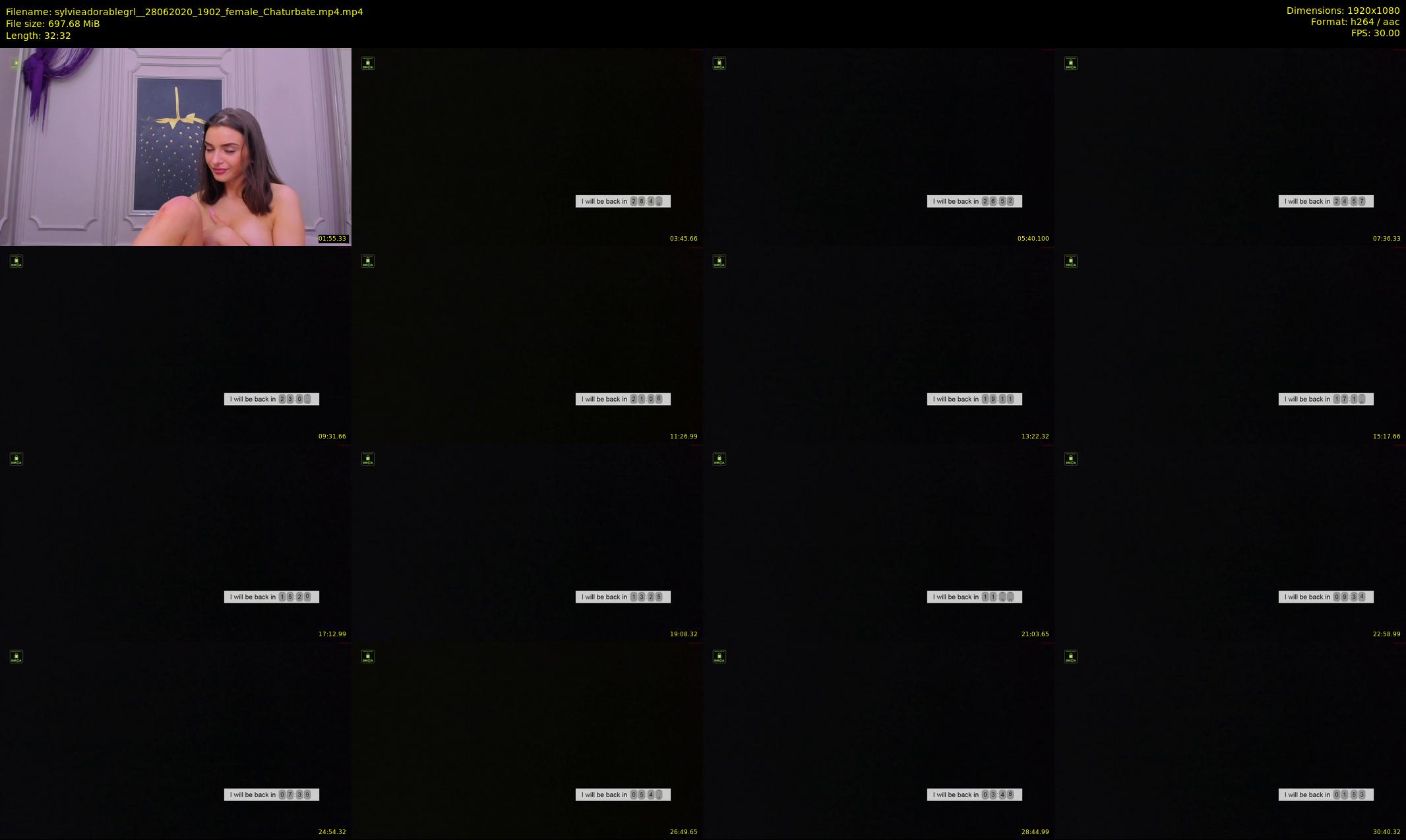sylvieadorablegrl_ — 33 minute Chaturbate female cam show recording, 1080p, Jun 28, 2020