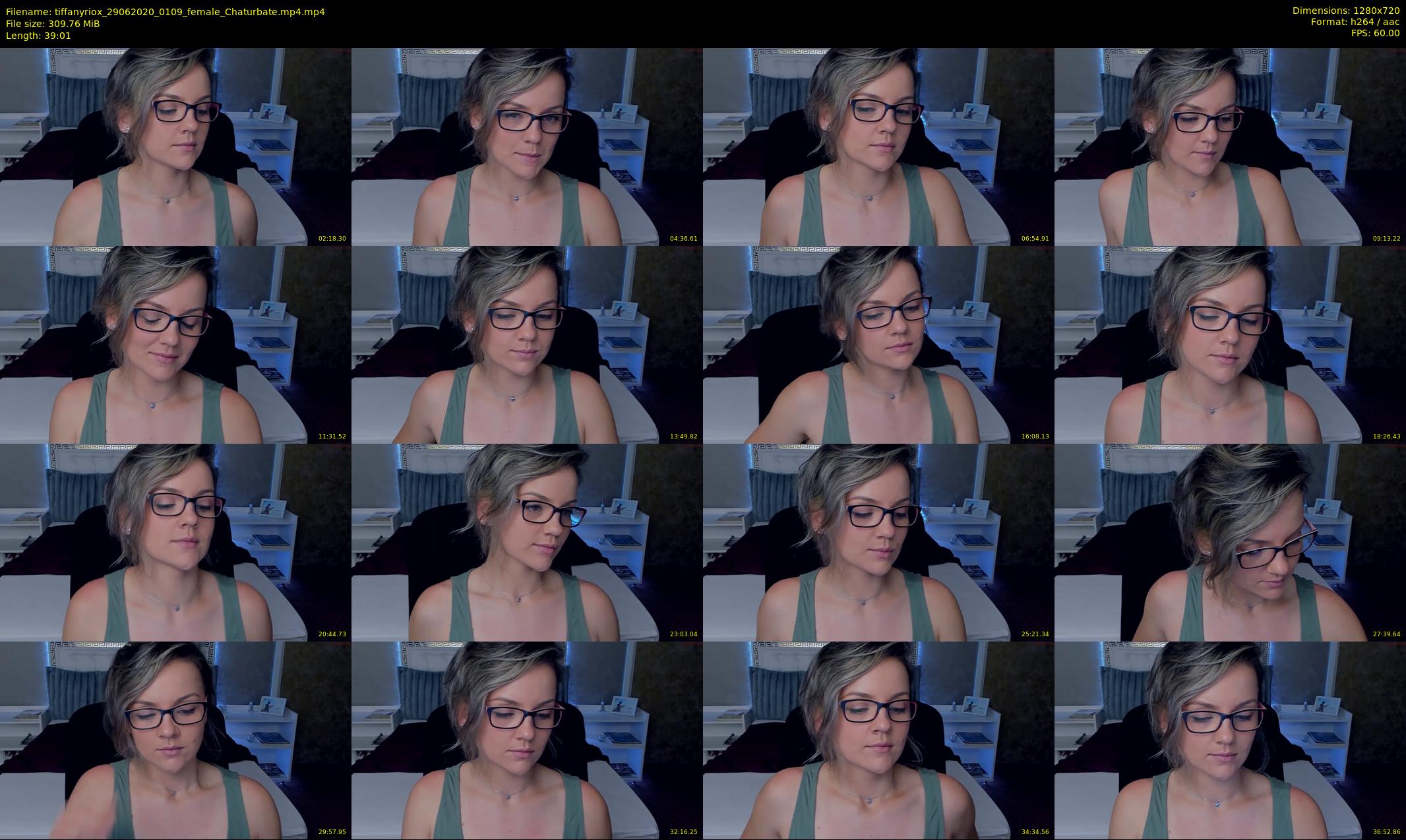 tiffanyriox — 40 minute Chaturbate female cam show recording, 720p, Jun 29, 2020