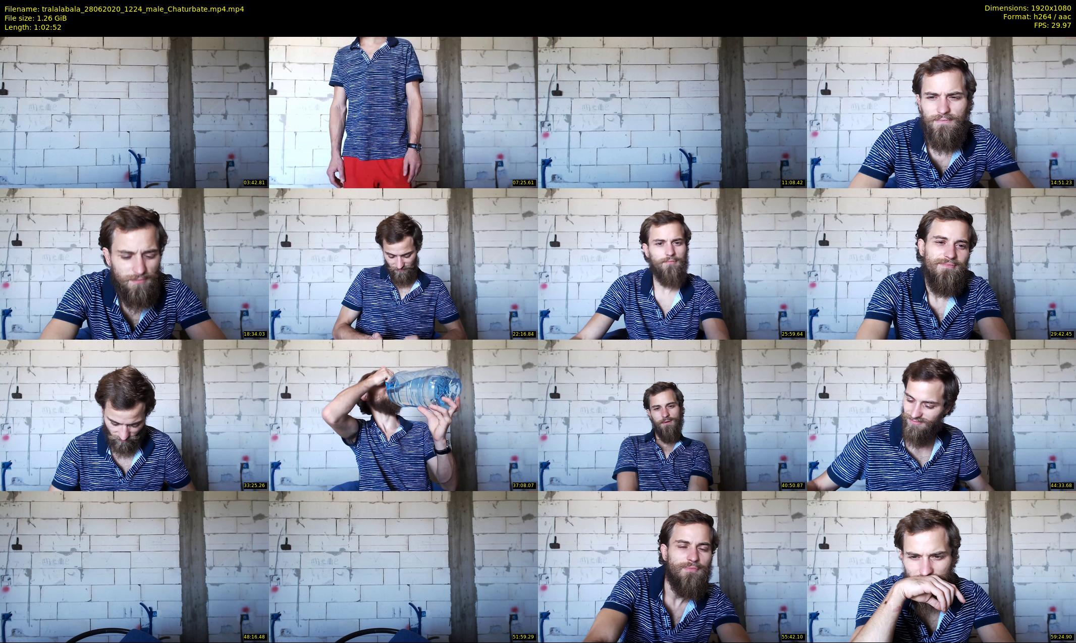 tralalabala — 63 minute Chaturbate male cam show recording, 1080p, Jun 28, 2020