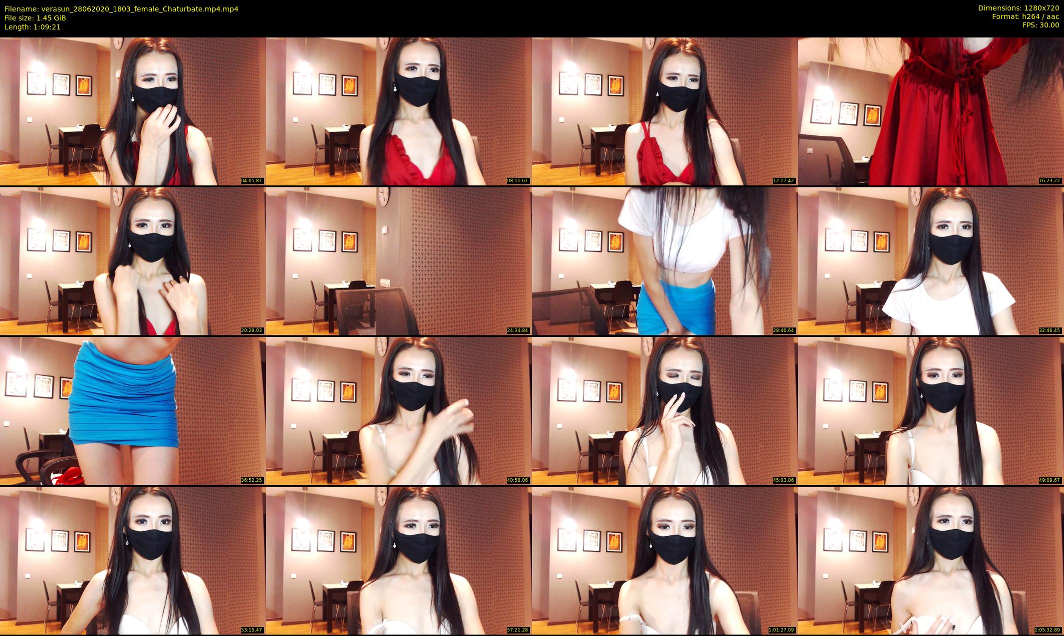 verasun — 70 minute Chaturbate female cam show recording, 720p, Jun 28, 2020